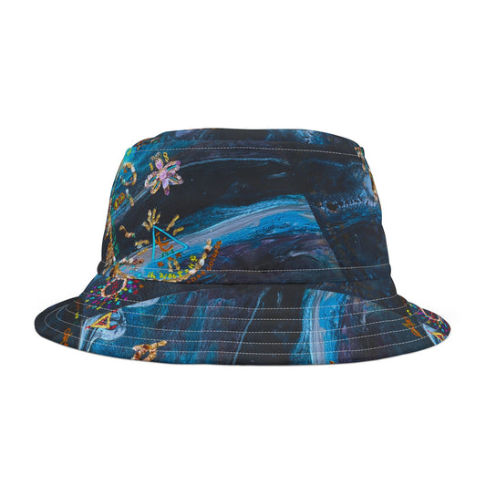 Astrology Constellation Blue Bucket Hat