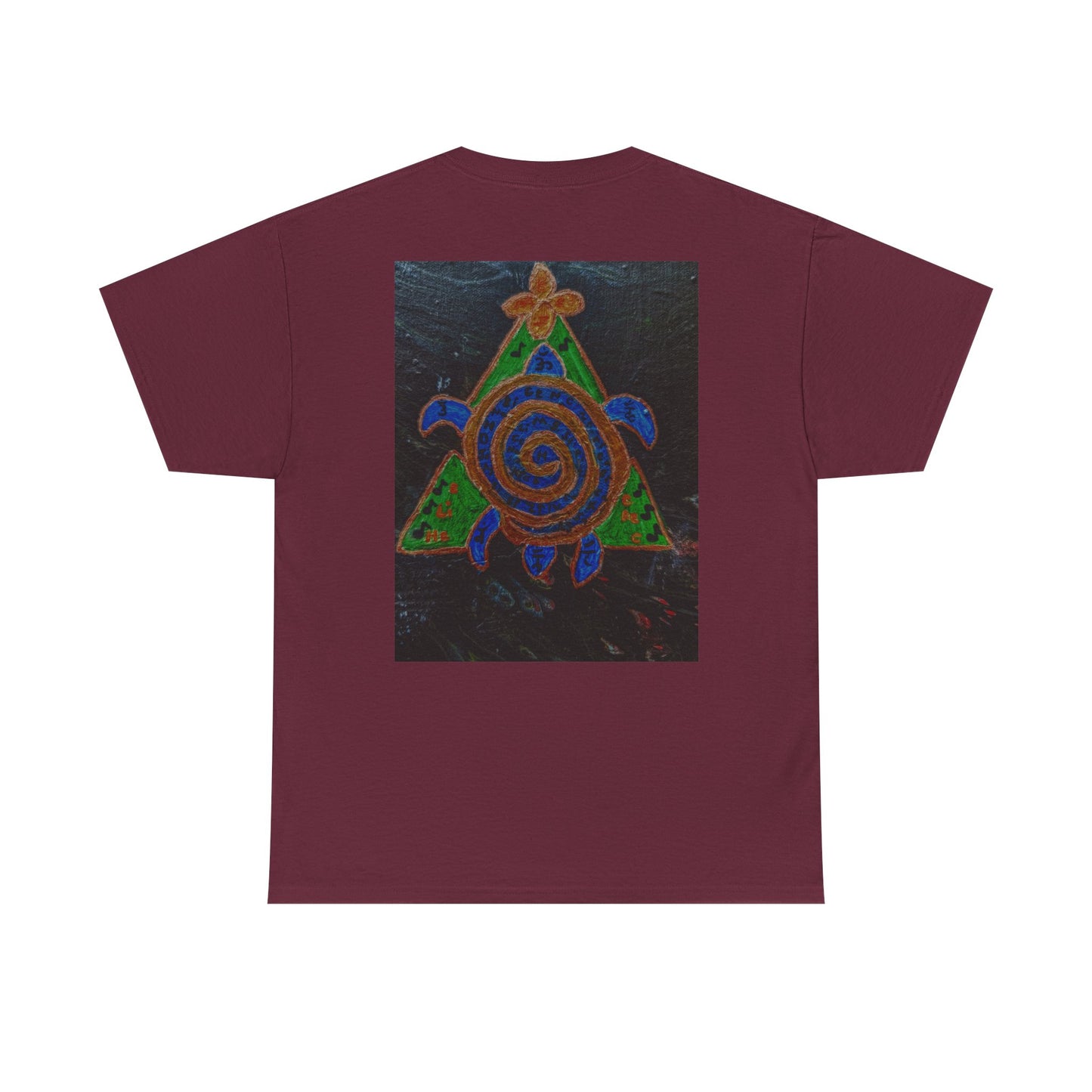 Spiral Turtle Graphic Tee, Nature Lovers T-Shirt, Eco-Friendly Apparel, Unique Art Shirt, Gift for Friends