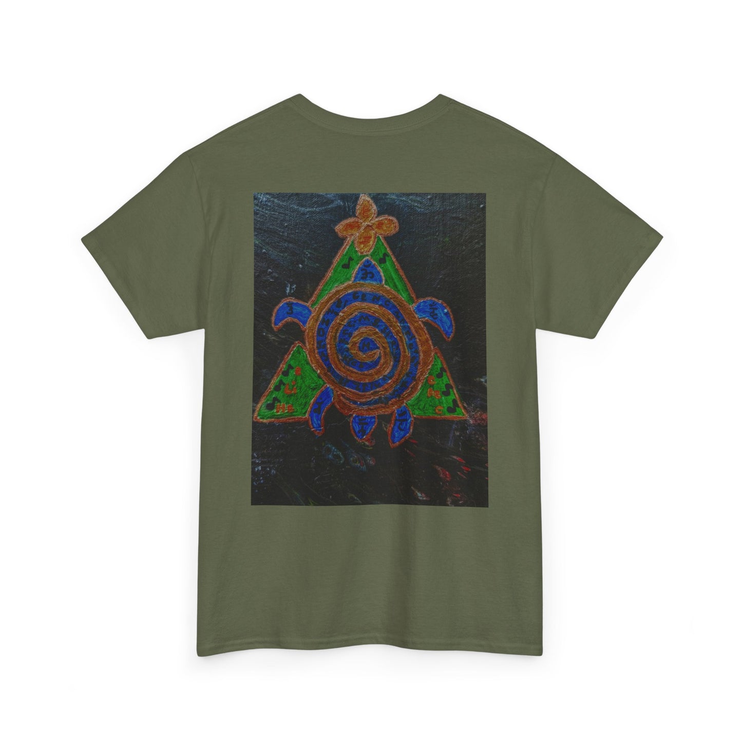 Spiral Turtle Graphic Tee, Nature Lovers T-Shirt, Eco-Friendly Apparel, Unique Art Shirt, Gift for Friends