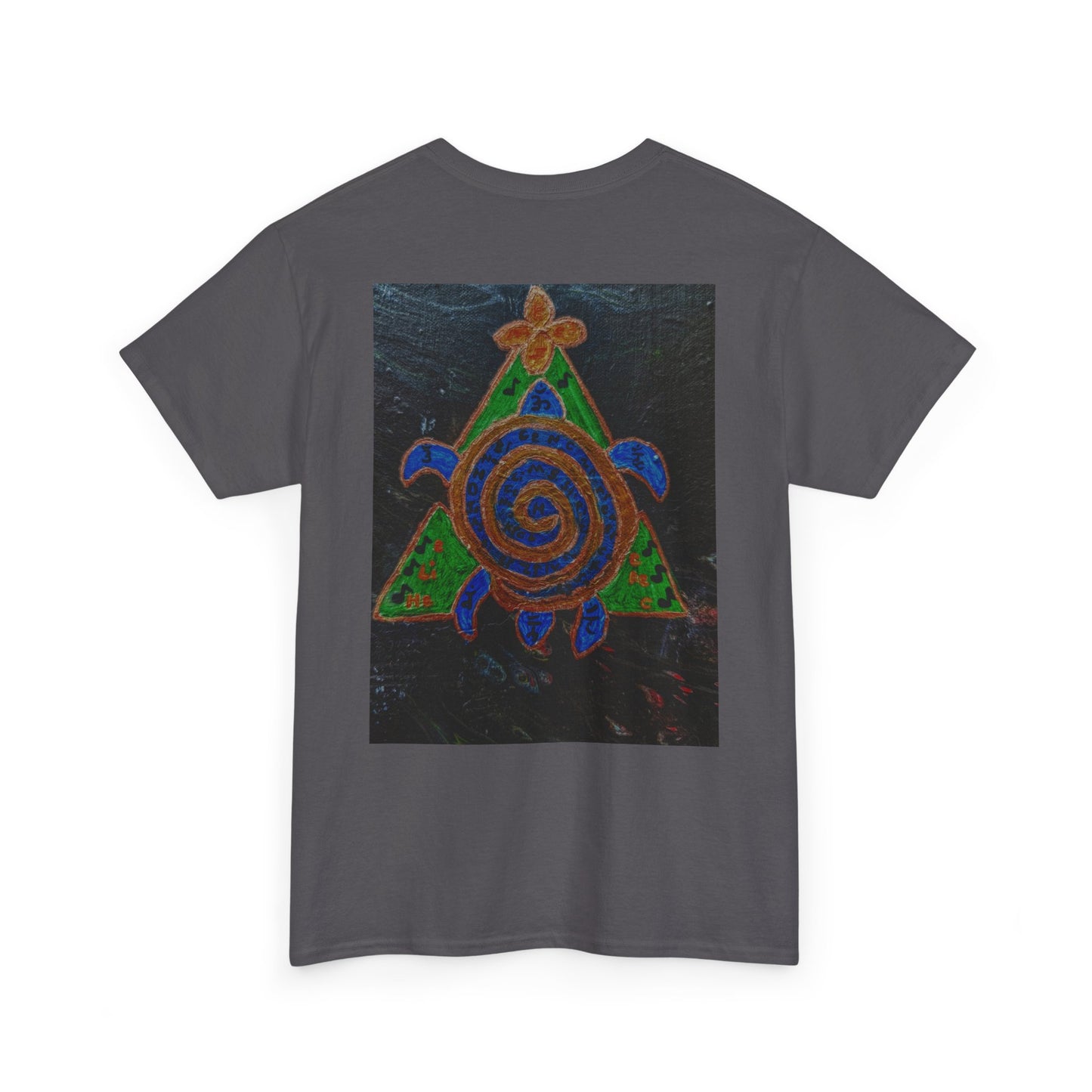 Spiral Turtle Graphic Tee, Nature Lovers T-Shirt, Eco-Friendly Apparel, Unique Art Shirt, Gift for Friends