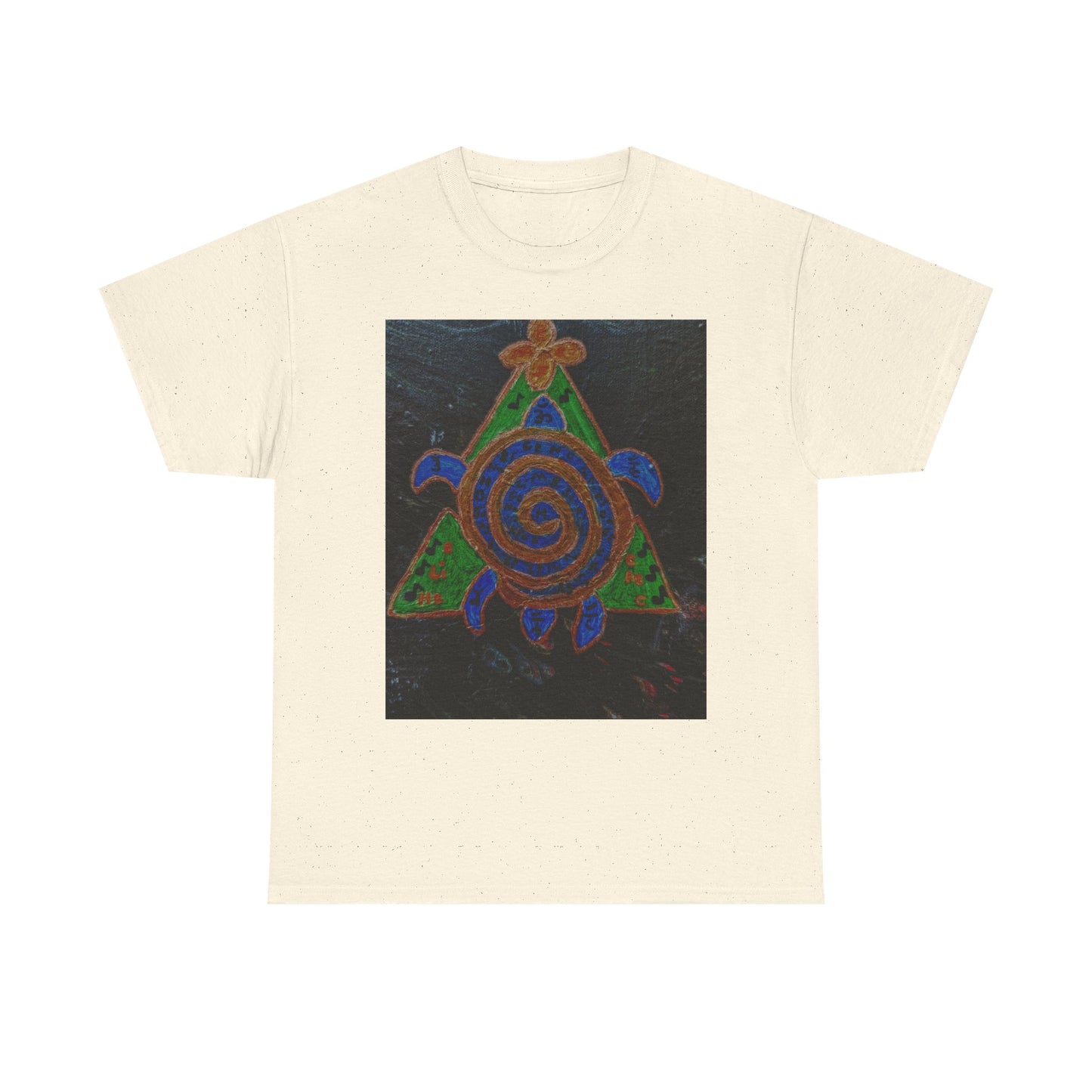 Spiral Turtle Graphic Tee, Nature Lovers T-Shirt, Eco-Friendly Apparel, Unique Art Shirt, Gift for Friends
