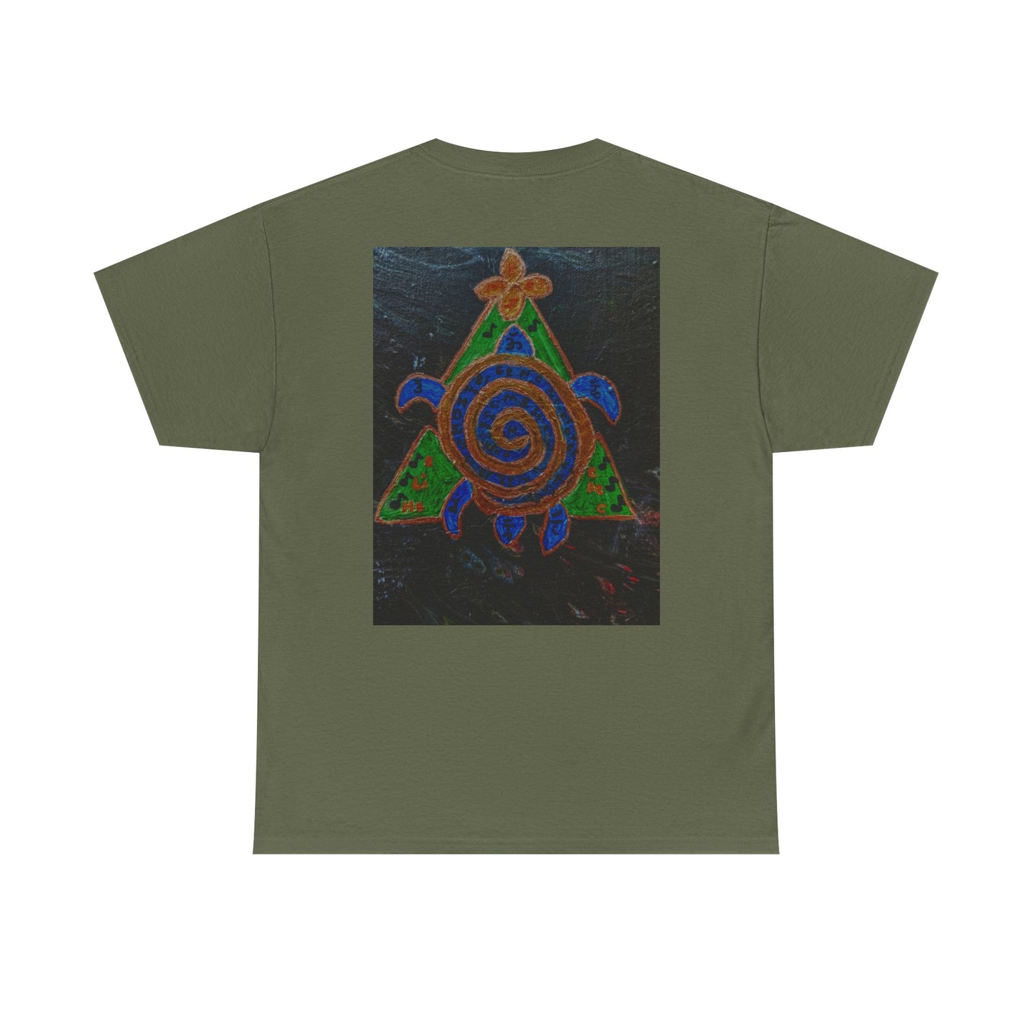 Spiral Turtle Graphic Tee, Nature Lovers T-Shirt, Eco-Friendly Apparel, Unique Art Shirt, Gift for Friends