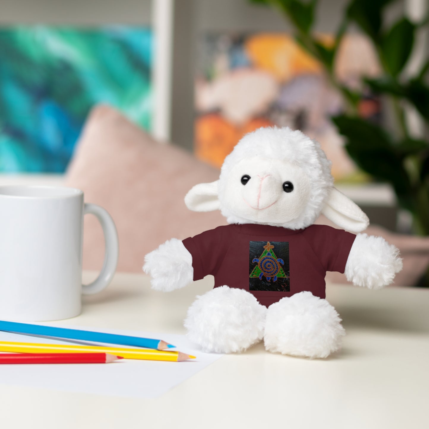 Stuffed Animal Tee Buddy, Plush Toy, Personalized Gifts, Kids' Decor, Birthday Presents, Unique Collectibles