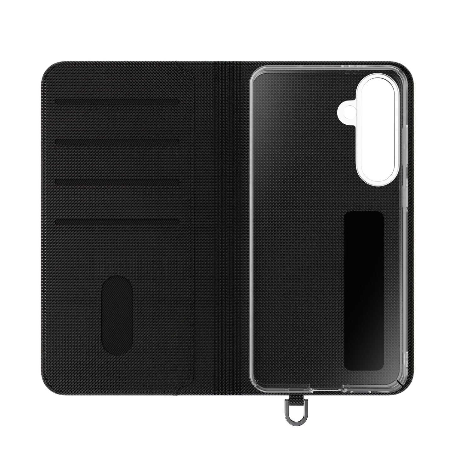Artistic Flip Cases for Phone, Unique Blue Hourglass Design, Smartphone Wallet, Gift for Artists, Artsy Accessories