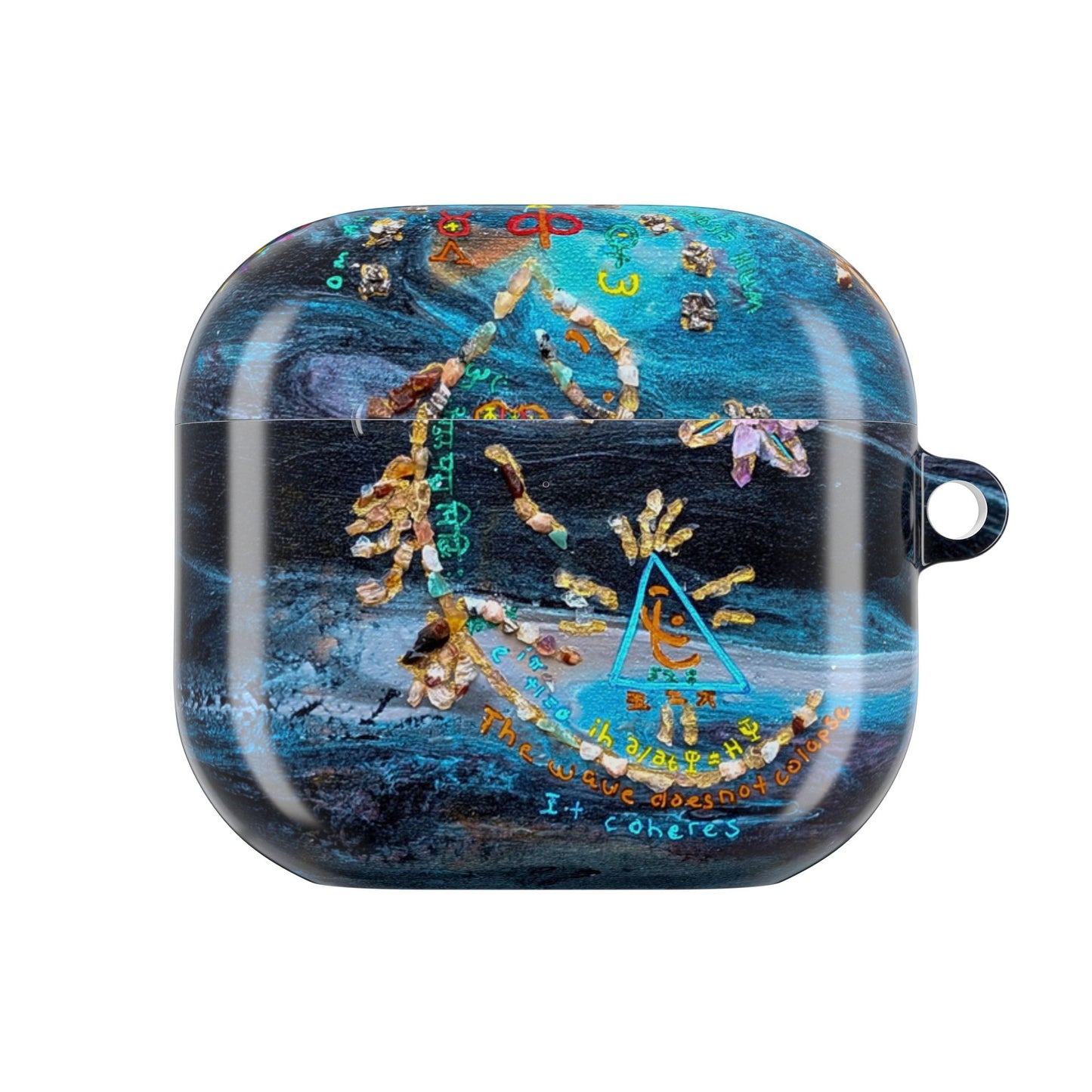 AirPod Case – Ocean Blue Nautical Shells Resin Design