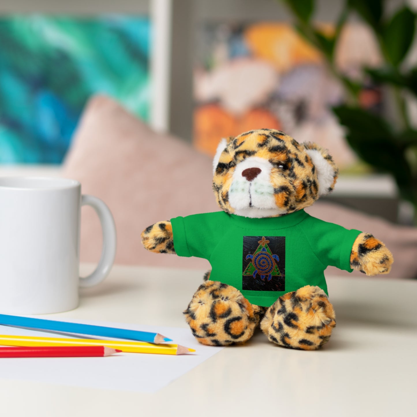 Stuffed Animal Tee Buddy, Plush Toy, Personalized Gifts, Kids' Decor, Birthday Presents, Unique Collectibles