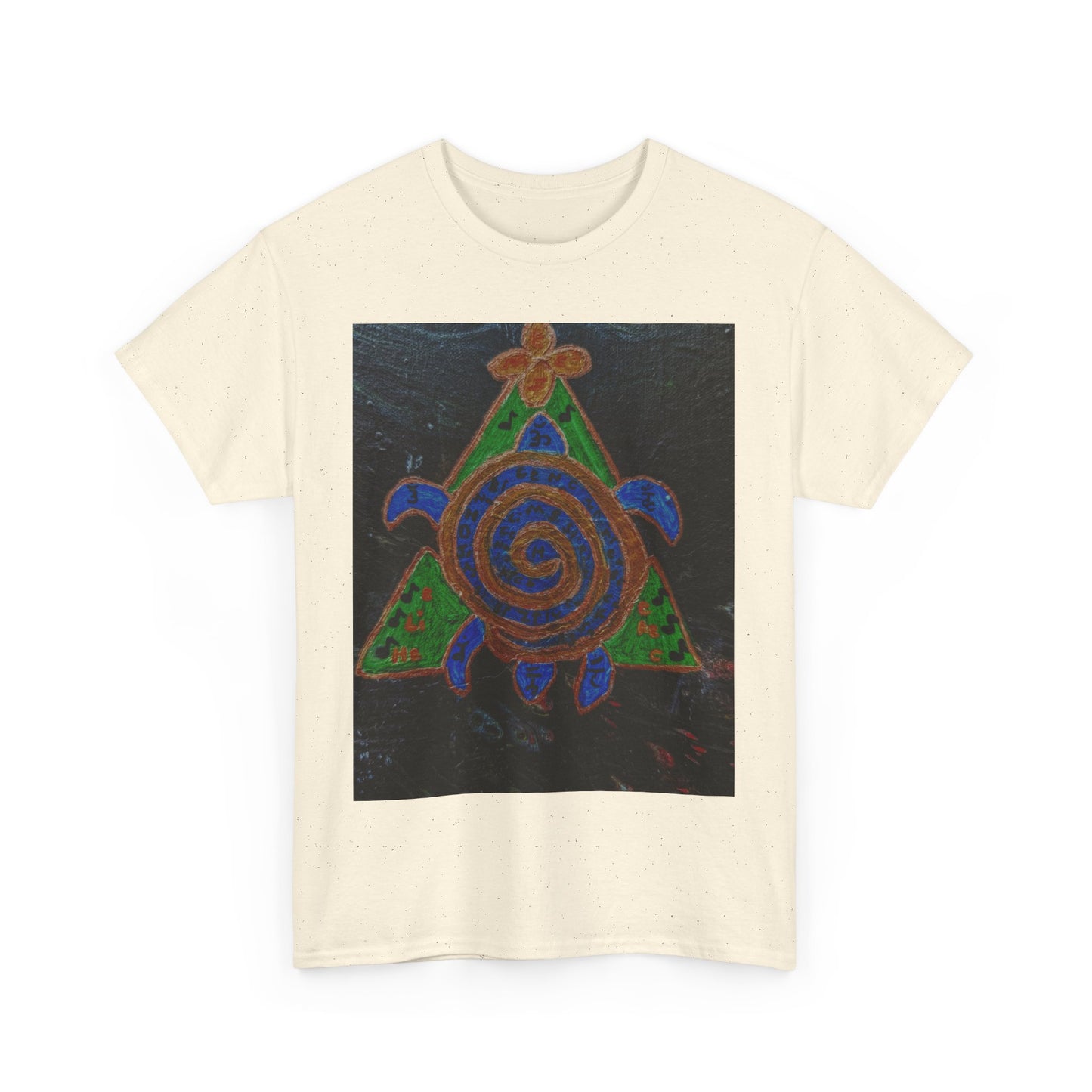 Spiral Turtle Graphic Tee, Nature Lovers T-Shirt, Eco-Friendly Apparel, Unique Art Shirt, Gift for Friends