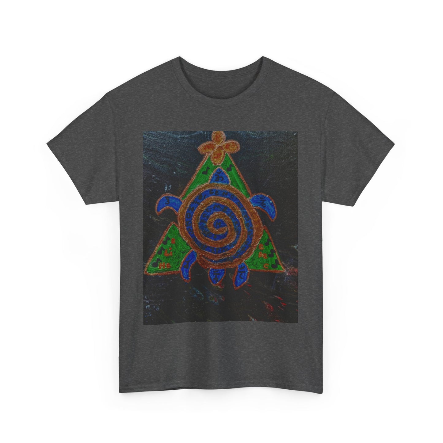 Spiral Turtle Graphic Tee, Nature Lovers T-Shirt, Eco-Friendly Apparel, Unique Art Shirt, Gift for Friends
