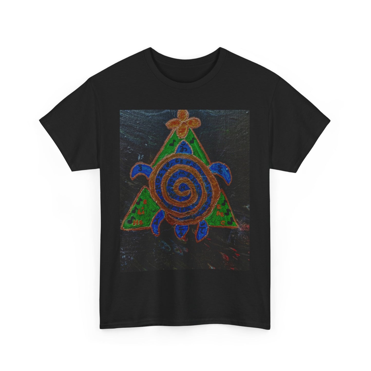 Spiral Turtle Graphic Tee, Nature Lovers T-Shirt, Eco-Friendly Apparel, Unique Art Shirt, Gift for Friends