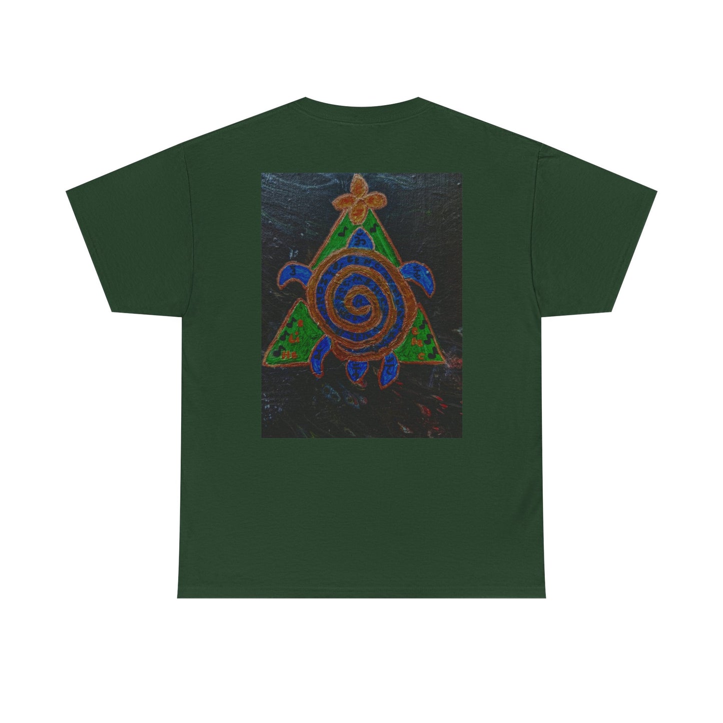 Spiral Turtle Graphic Tee, Nature Lovers T-Shirt, Eco-Friendly Apparel, Unique Art Shirt, Gift for Friends