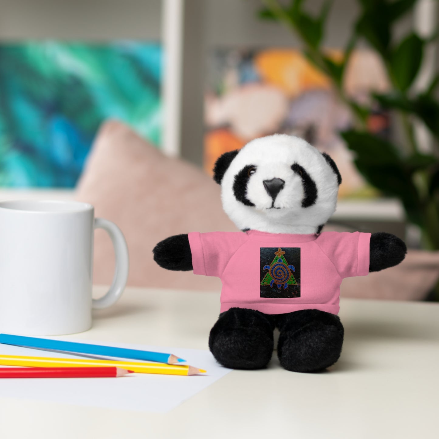 Stuffed Animal Tee Buddy, Plush Toy, Personalized Gifts, Kids' Decor, Birthday Presents, Unique Collectibles