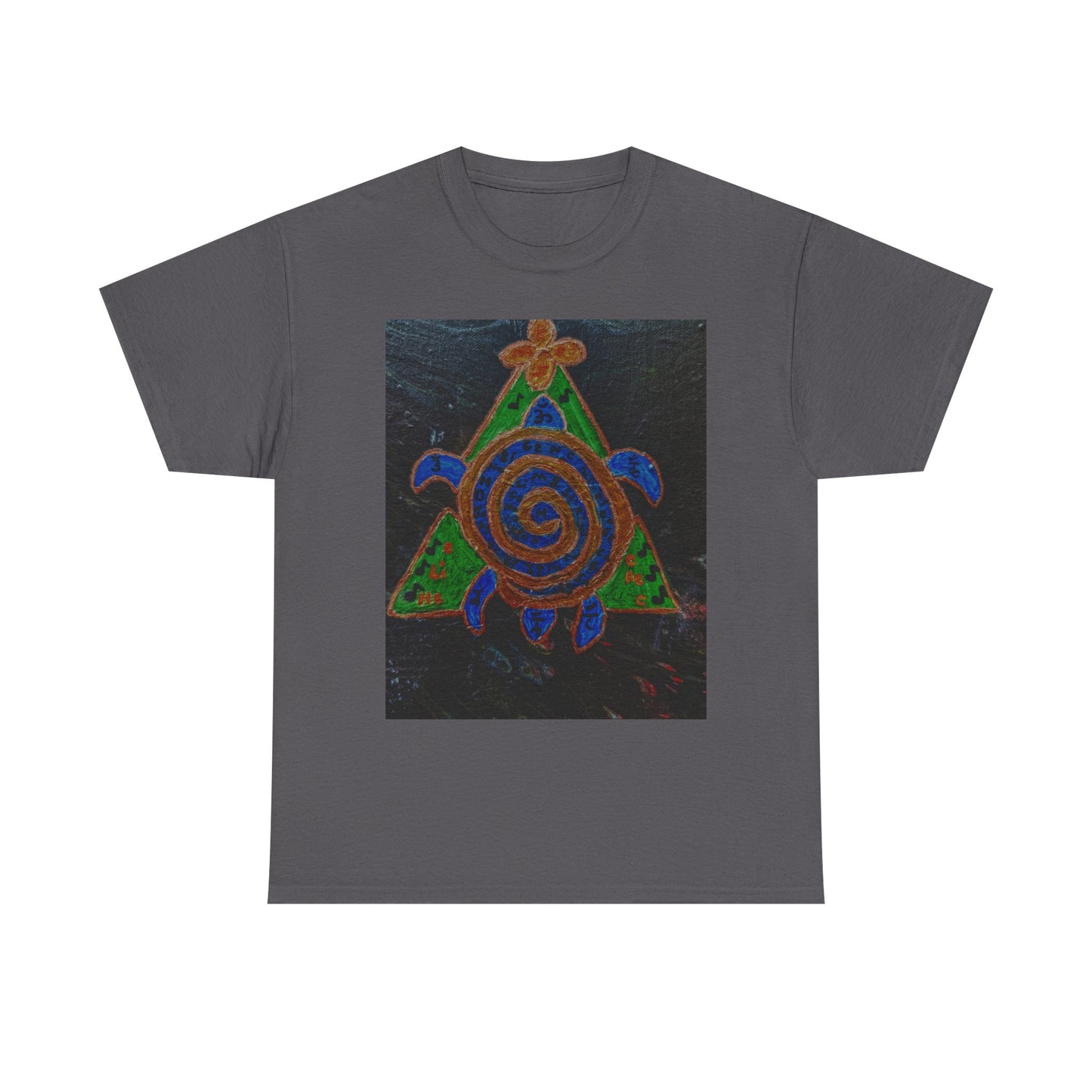 Spiral Turtle Graphic Tee, Nature Lovers T-Shirt, Eco-Friendly Apparel, Unique Art Shirt, Gift for Friends