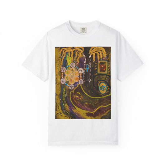 Kabbalah Tree of Life Art T-Shirt — Mystical Hebrew Sefirot Graphic Tee