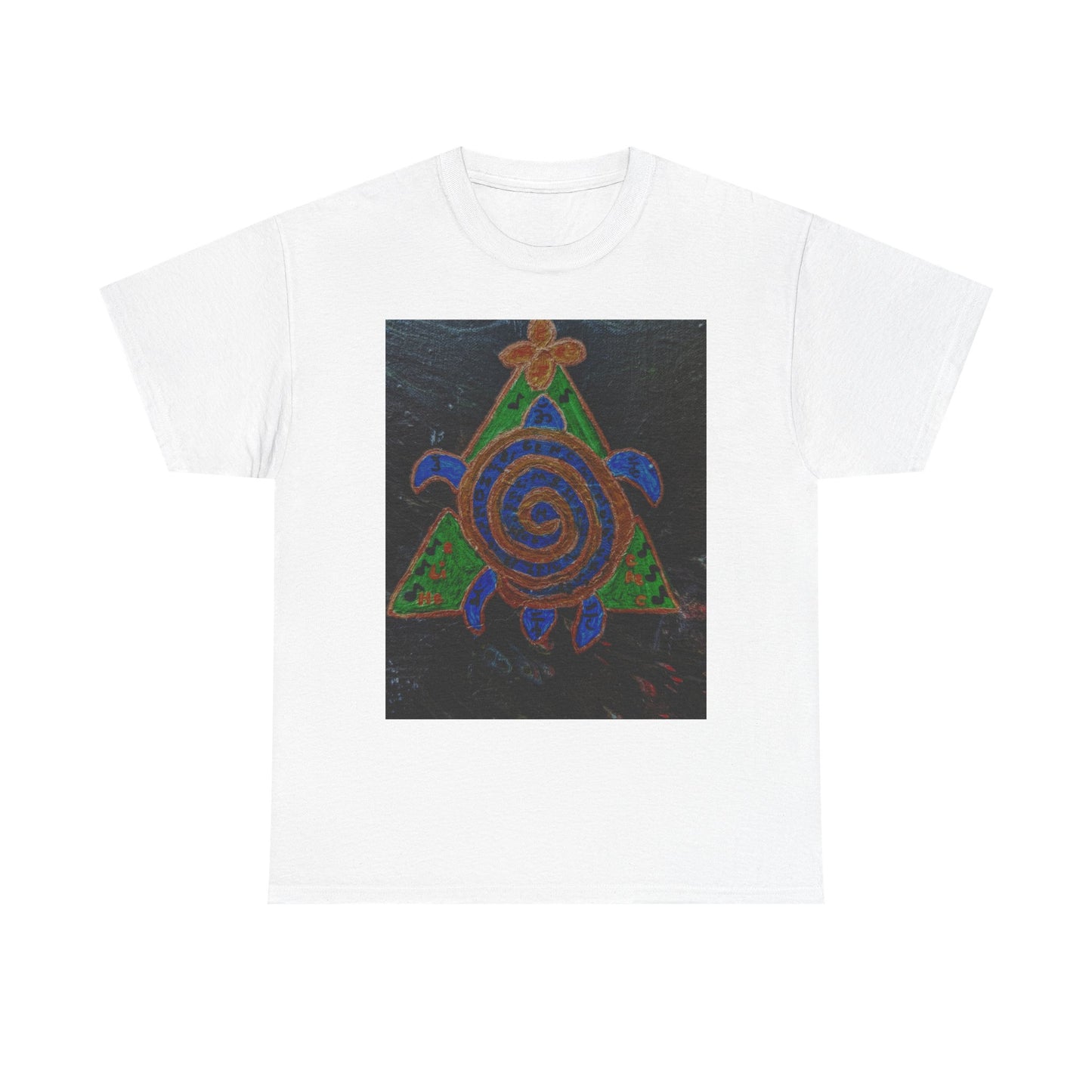 Spiral Turtle Graphic Tee, Nature Lovers T-Shirt, Eco-Friendly Apparel, Unique Art Shirt, Gift for Friends