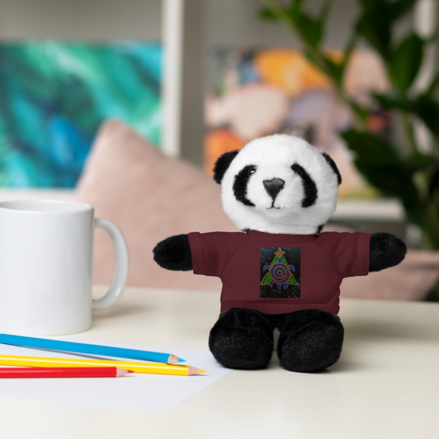 Stuffed Animal Tee Buddy, Plush Toy, Personalized Gifts, Kids' Decor, Birthday Presents, Unique Collectibles