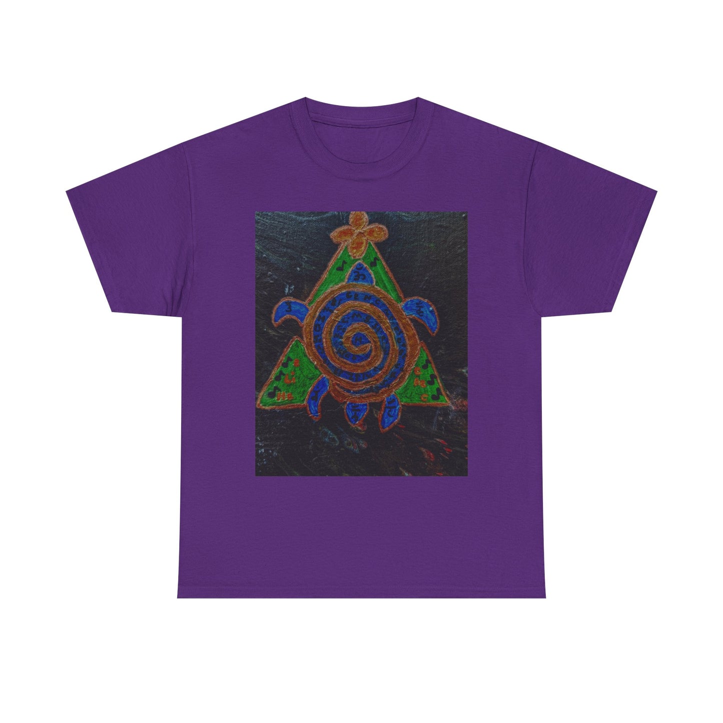 Spiral Turtle Graphic Tee, Nature Lovers T-Shirt, Eco-Friendly Apparel, Unique Art Shirt, Gift for Friends