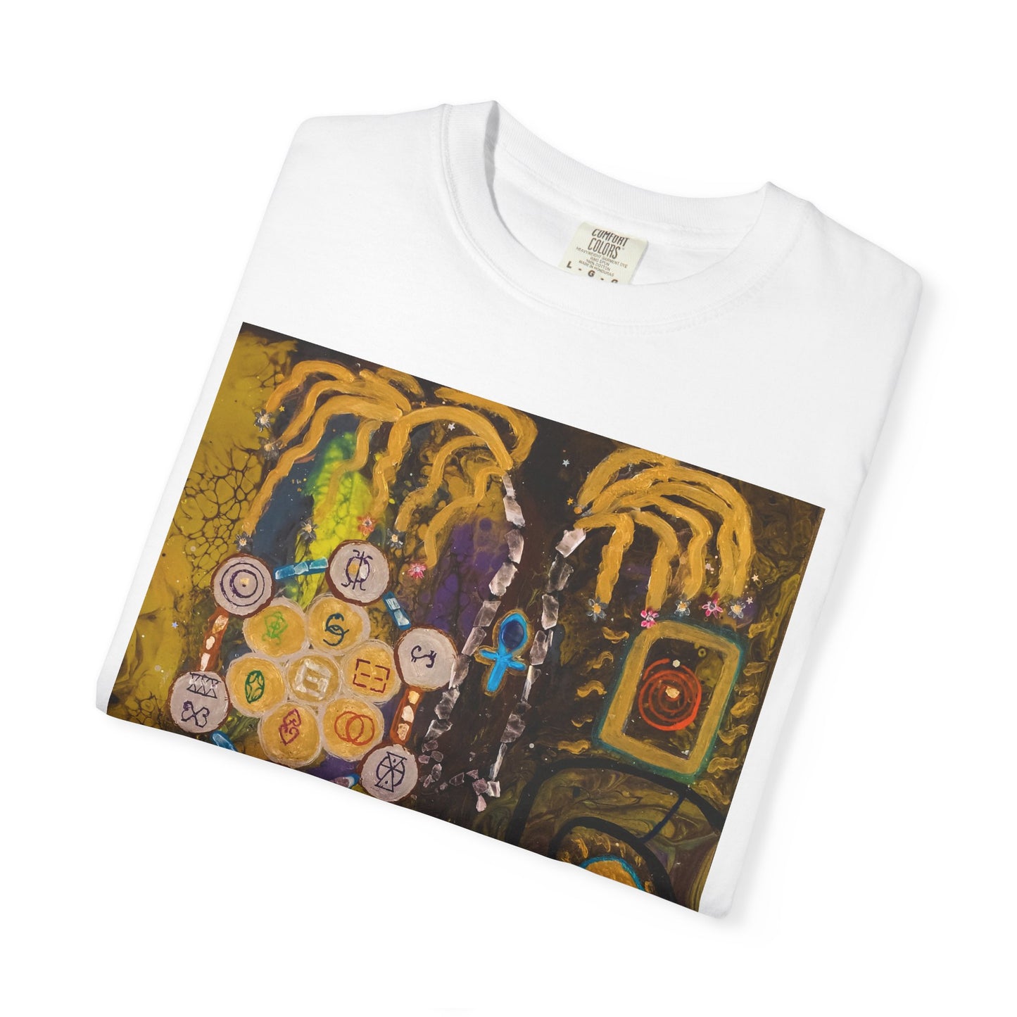Kabbalah Tree of Life Art T-Shirt — Mystical Hebrew Sefirot Graphic Tee