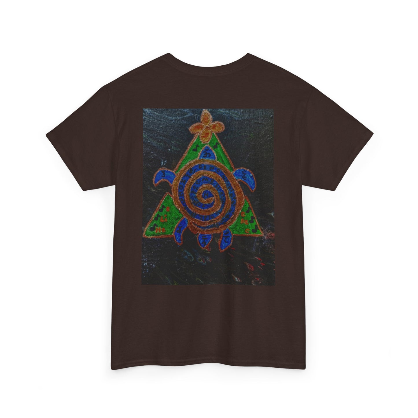 Spiral Turtle Graphic Tee, Nature Lovers T-Shirt, Eco-Friendly Apparel, Unique Art Shirt, Gift for Friends