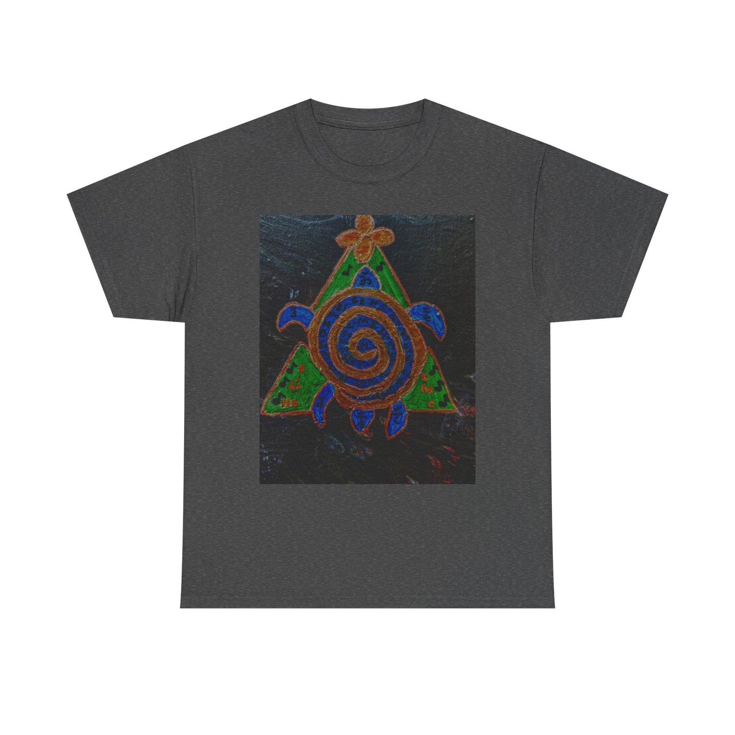 Spiral Turtle Graphic Tee, Nature Lovers T-Shirt, Eco-Friendly Apparel, Unique Art Shirt, Gift for Friends
