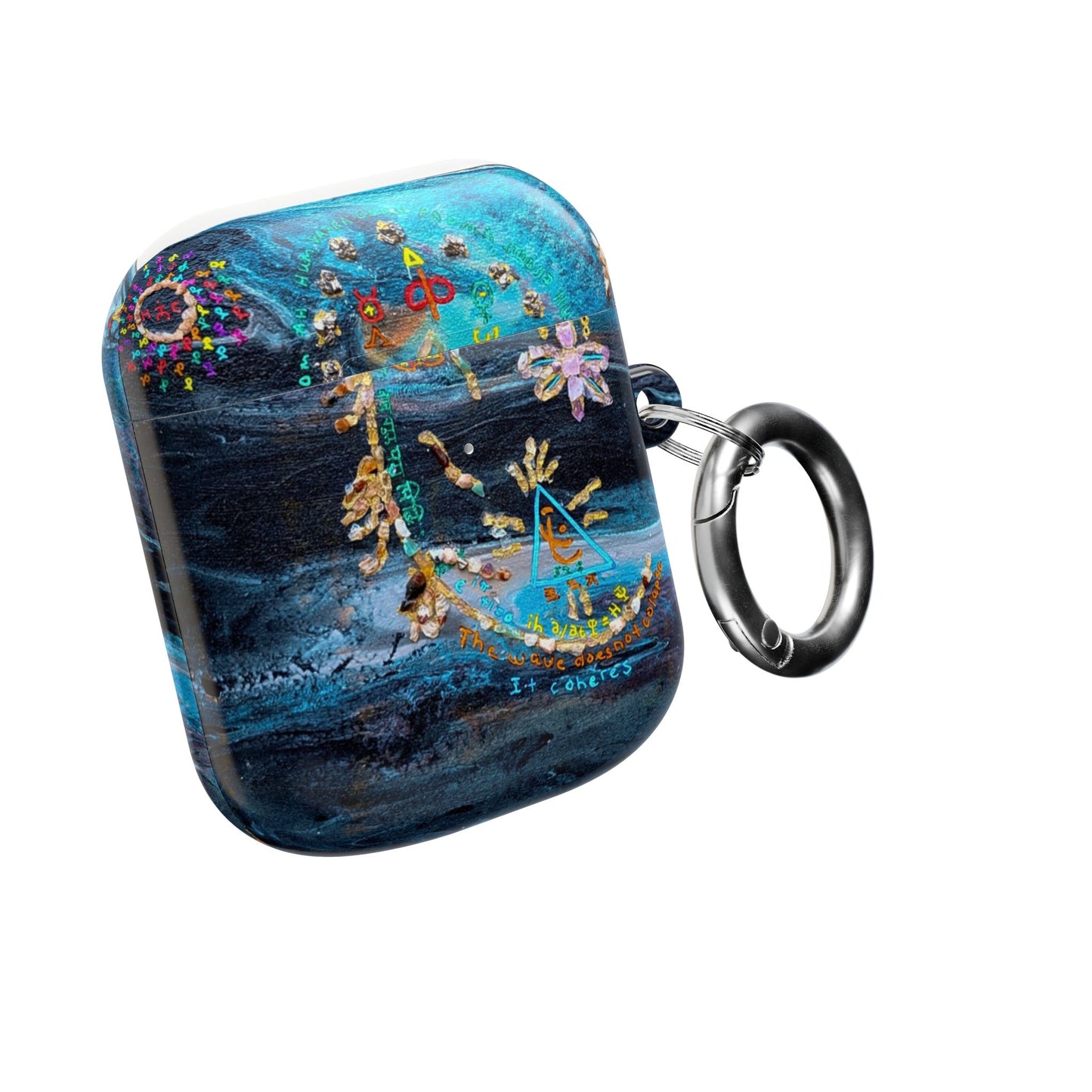 AirPod Case – Ocean Blue Nautical Shells Resin Design