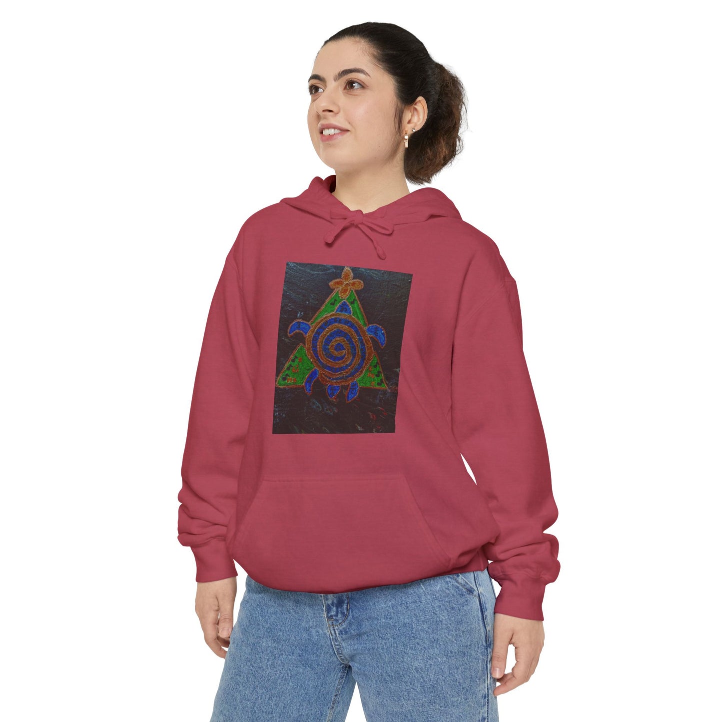 Colorful Spiritual Unisex Hoodie, Cozy Casual Wear, Unique Graphic Sweatshirt, Perfect Gift for Friends, Everyday Comfort, Festival Attire
