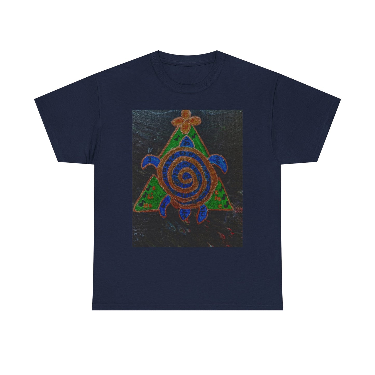 Spiral Turtle Graphic Tee, Nature Lovers T-Shirt, Eco-Friendly Apparel, Unique Art Shirt, Gift for Friends