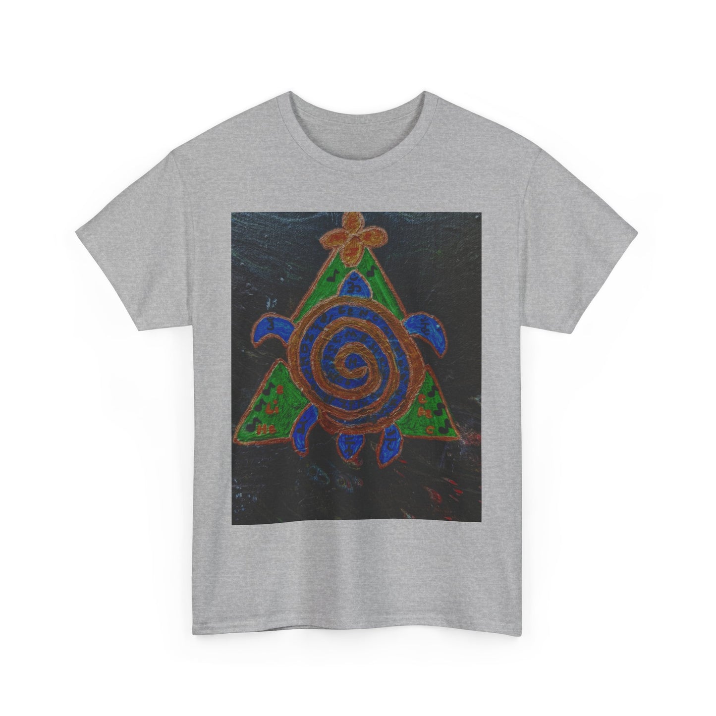 Spiral Turtle Graphic Tee, Nature Lovers T-Shirt, Eco-Friendly Apparel, Unique Art Shirt, Gift for Friends