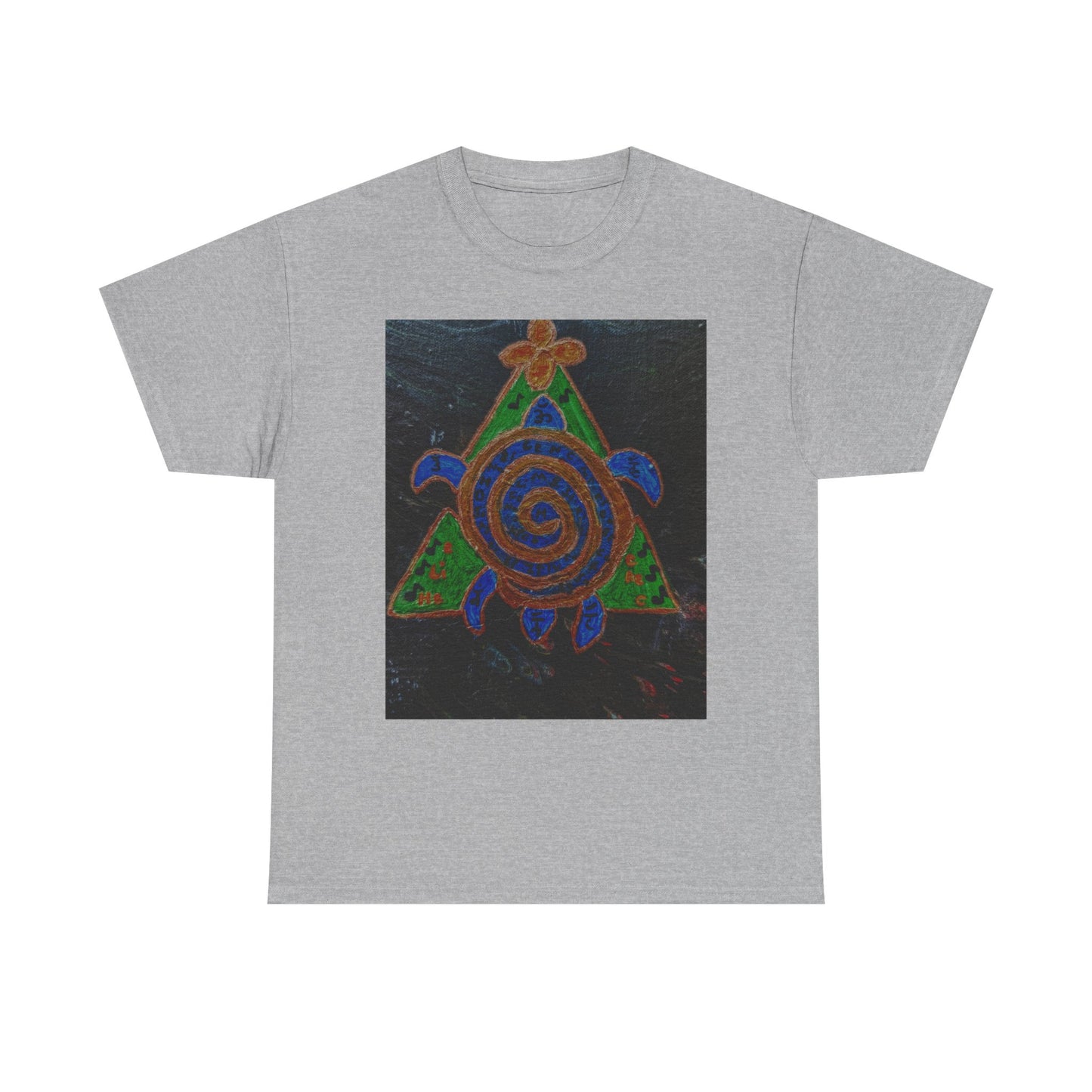 Spiral Turtle Graphic Tee, Nature Lovers T-Shirt, Eco-Friendly Apparel, Unique Art Shirt, Gift for Friends