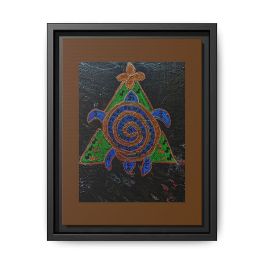 Colorful Turtle Framed Print, Boho Wall Art, Nautical Decor, Unique Gift for Nature Lovers, Home Gallery