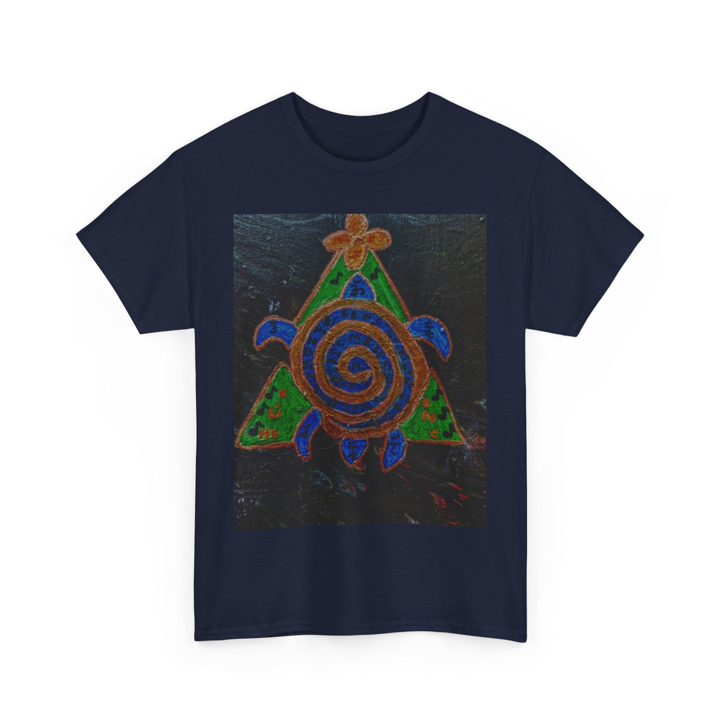 Spiral Turtle Graphic Tee, Nature Lovers T-Shirt, Eco-Friendly Apparel, Unique Art Shirt, Gift for Friends