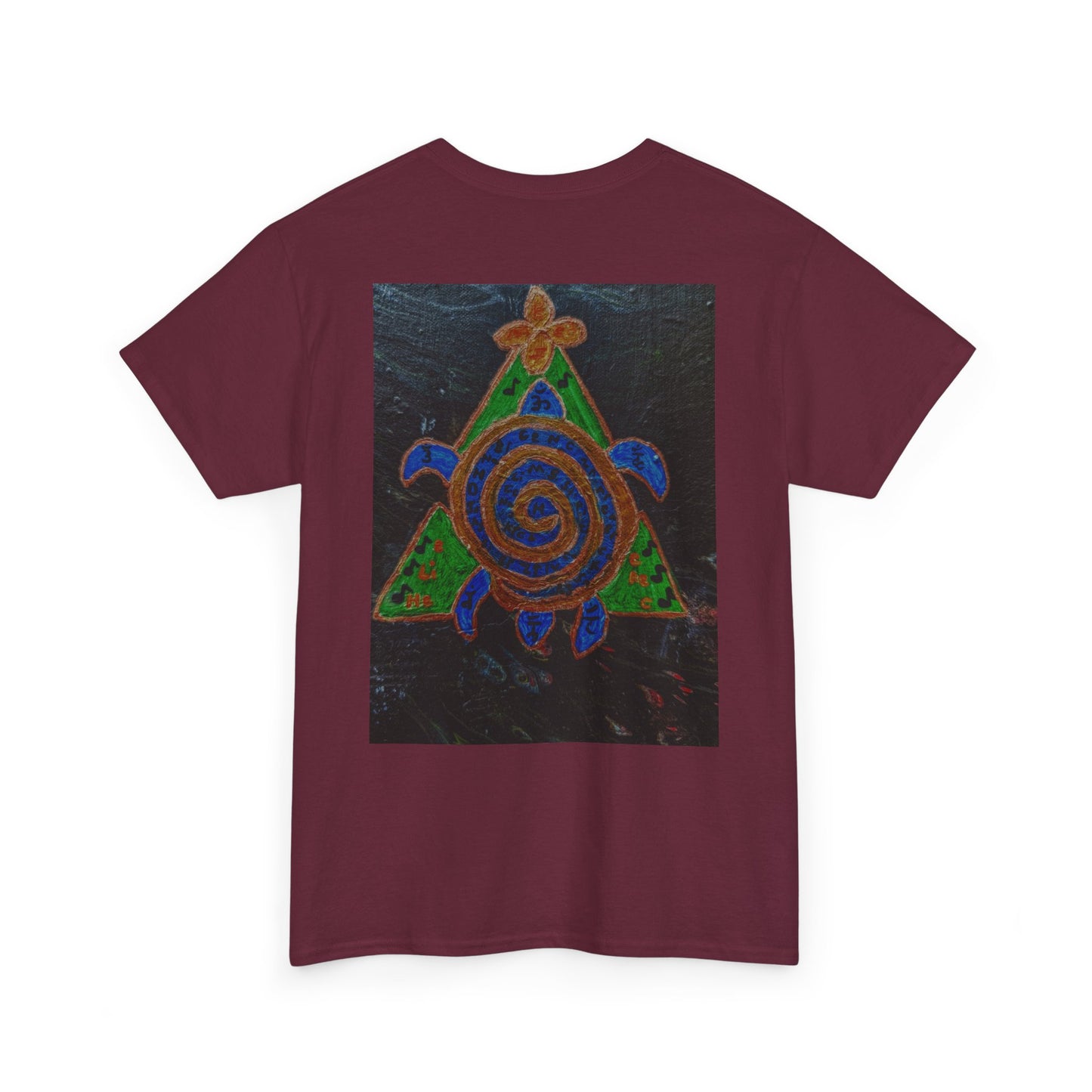 Spiral Turtle Graphic Tee, Nature Lovers T-Shirt, Eco-Friendly Apparel, Unique Art Shirt, Gift for Friends