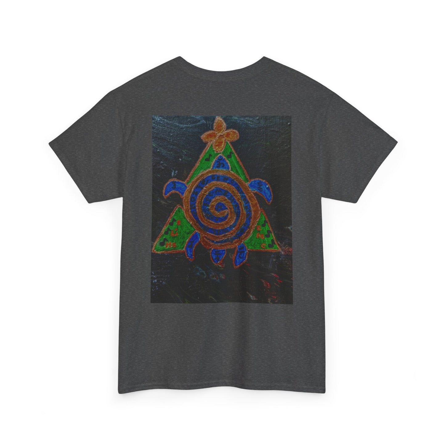 Spiral Turtle Graphic Tee, Nature Lovers T-Shirt, Eco-Friendly Apparel, Unique Art Shirt, Gift for Friends