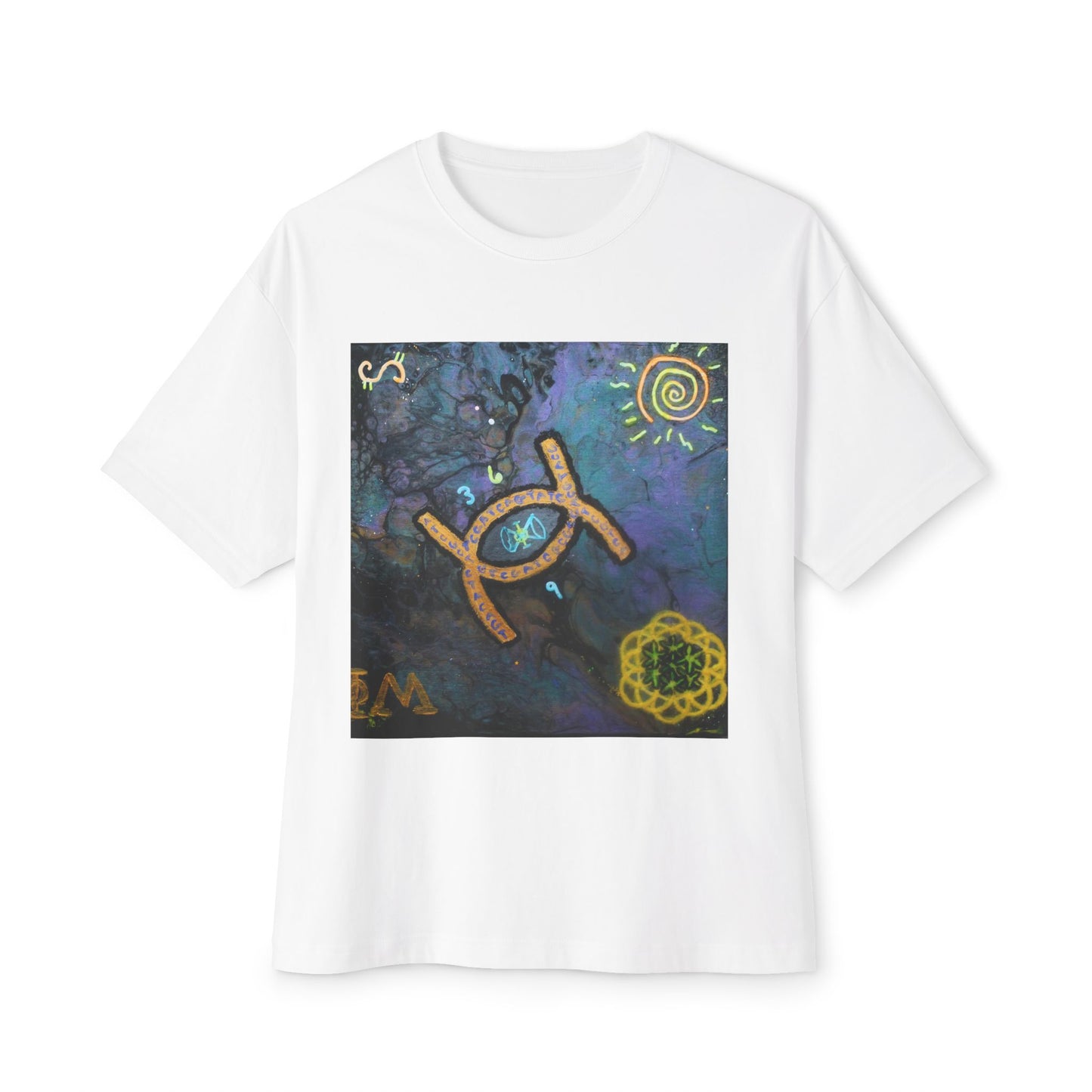 Mystical Zodiac Oversized Tee, Astrological Shirt, Horoscope Top, Spiritual Apparel, Unisex Tee for Astrology Lovers, Birthday Gift
