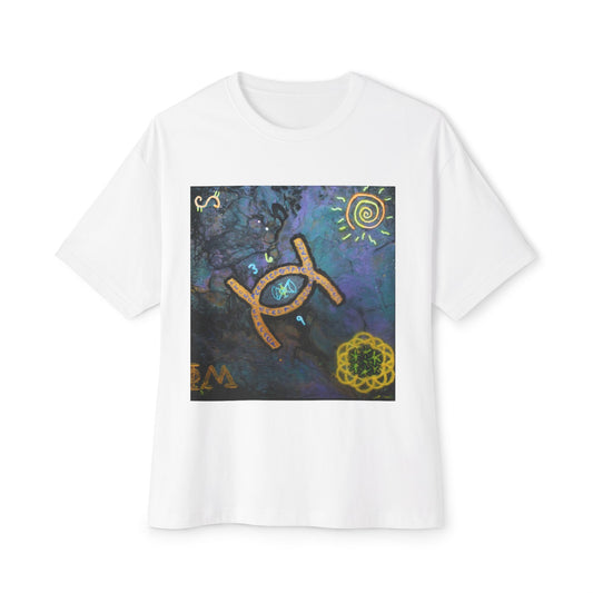 Mystical Zodiac Oversized Tee, Astrological Shirt, Horoscope Top, Spiritual Apparel, Unisex Tee for Astrology Lovers, Birthday Gift