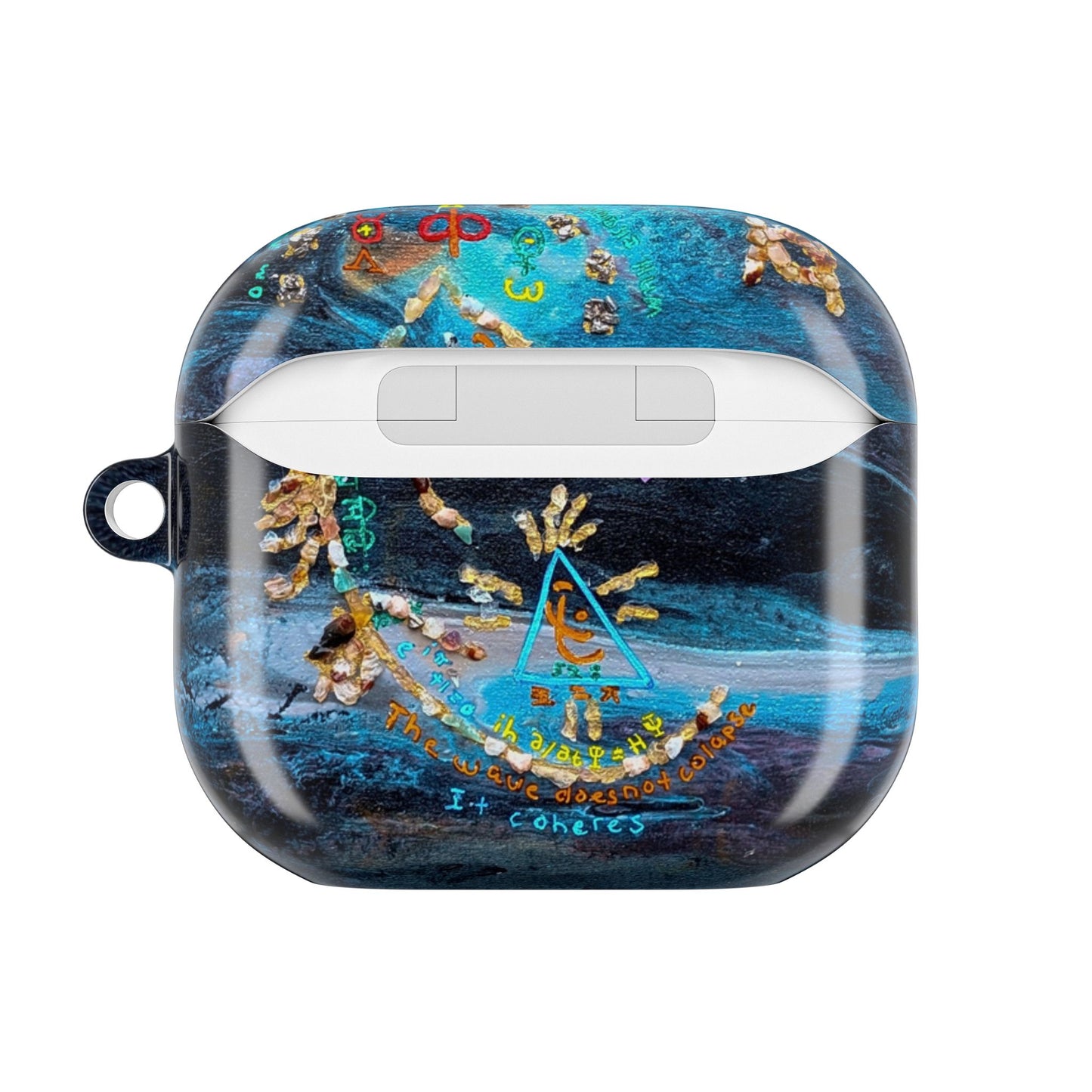 AirPod Case – Ocean Blue Nautical Shells Resin Design