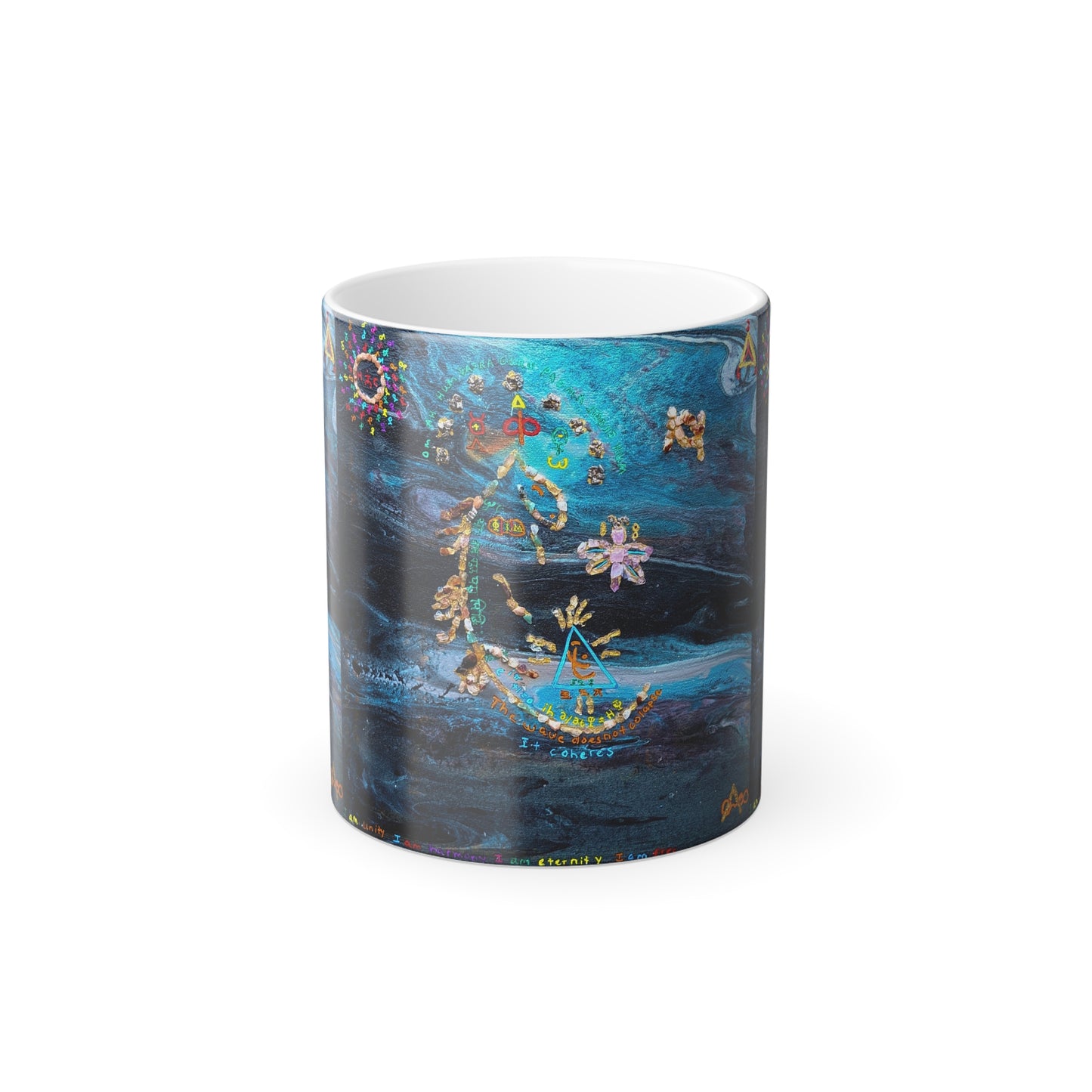 Color-Changing Mug — Dreamy Ocean Night Magic 11oz