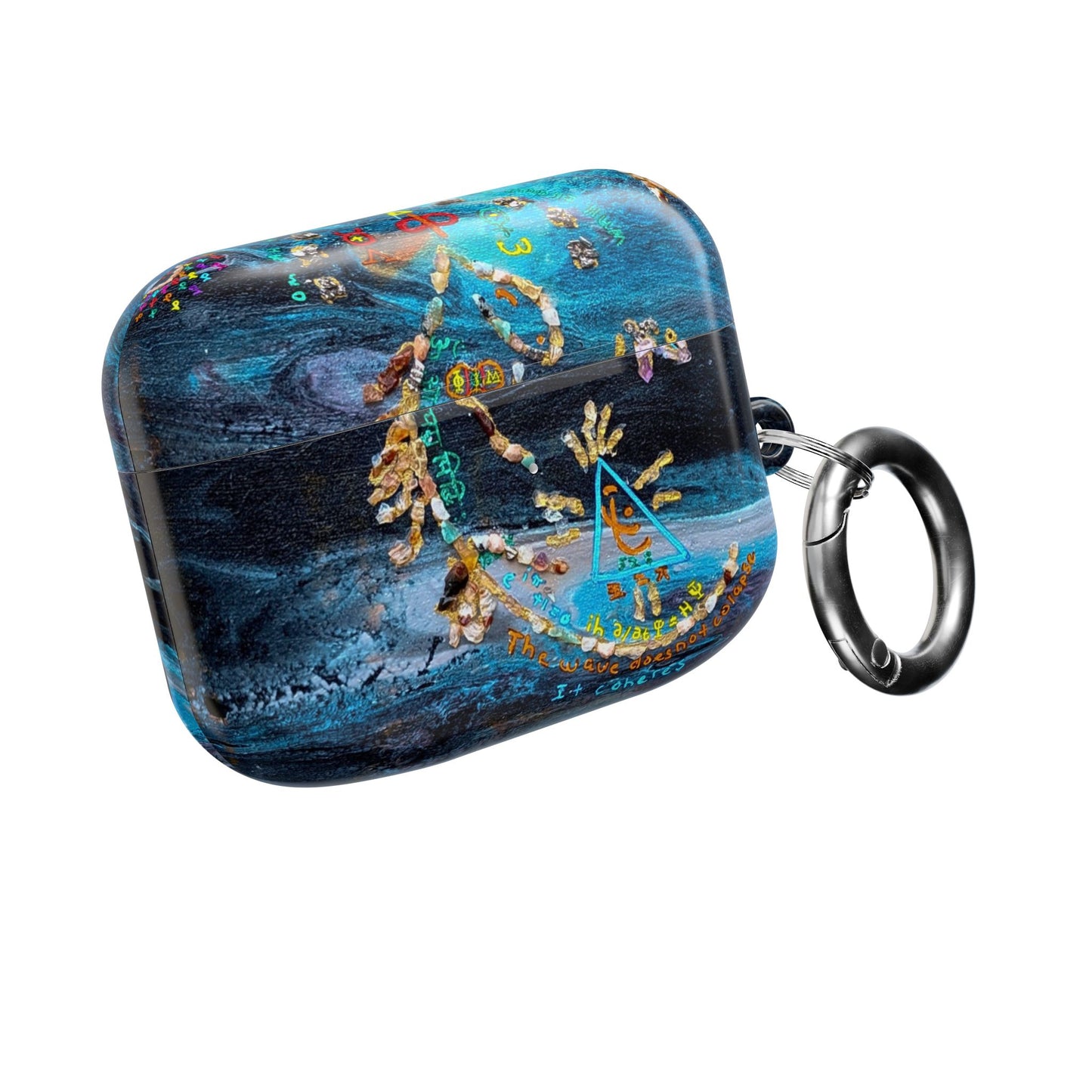 AirPod Case – Ocean Blue Nautical Shells Resin Design