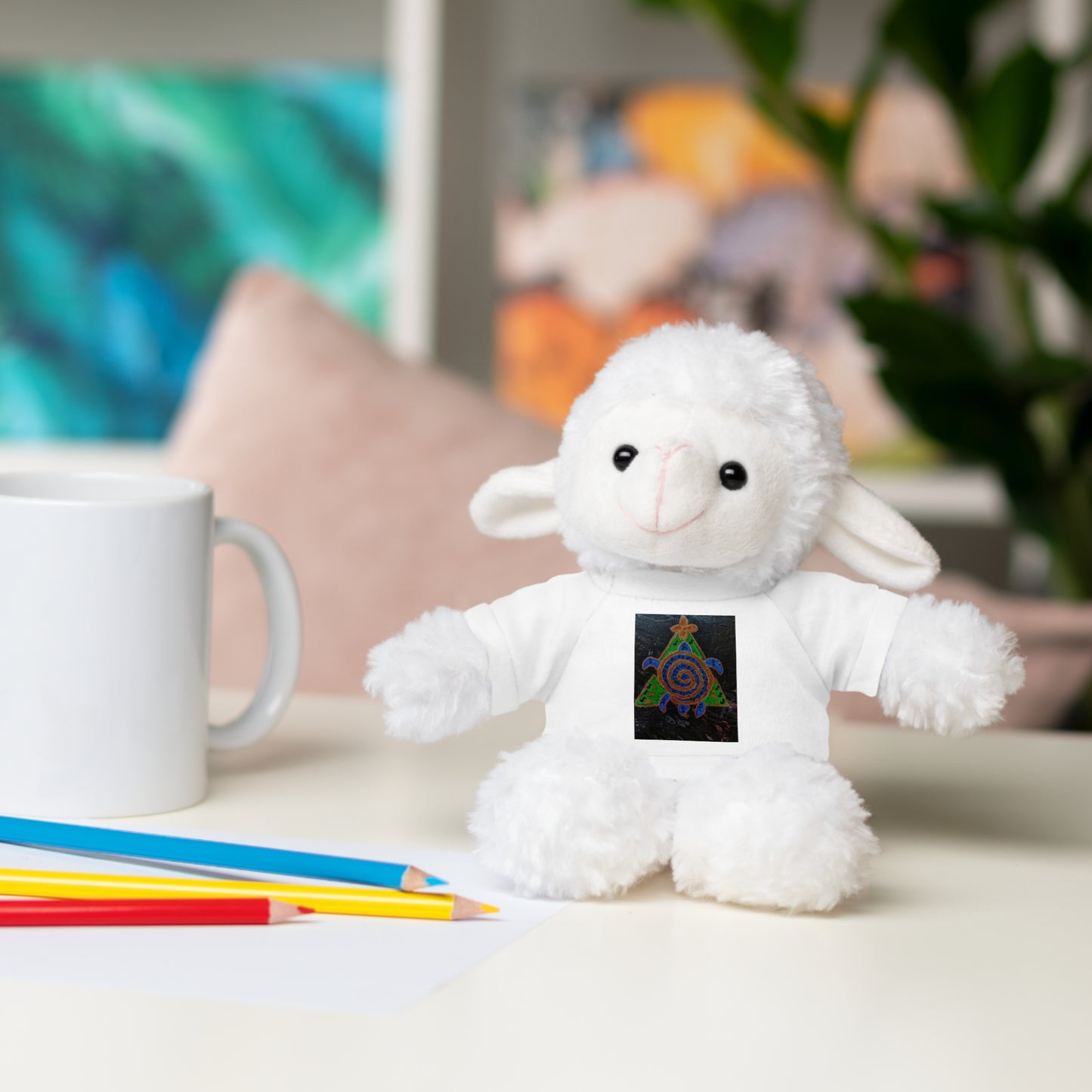 Stuffed Animal Tee Buddy, Plush Toy, Personalized Gifts, Kids' Decor, Birthday Presents, Unique Collectibles