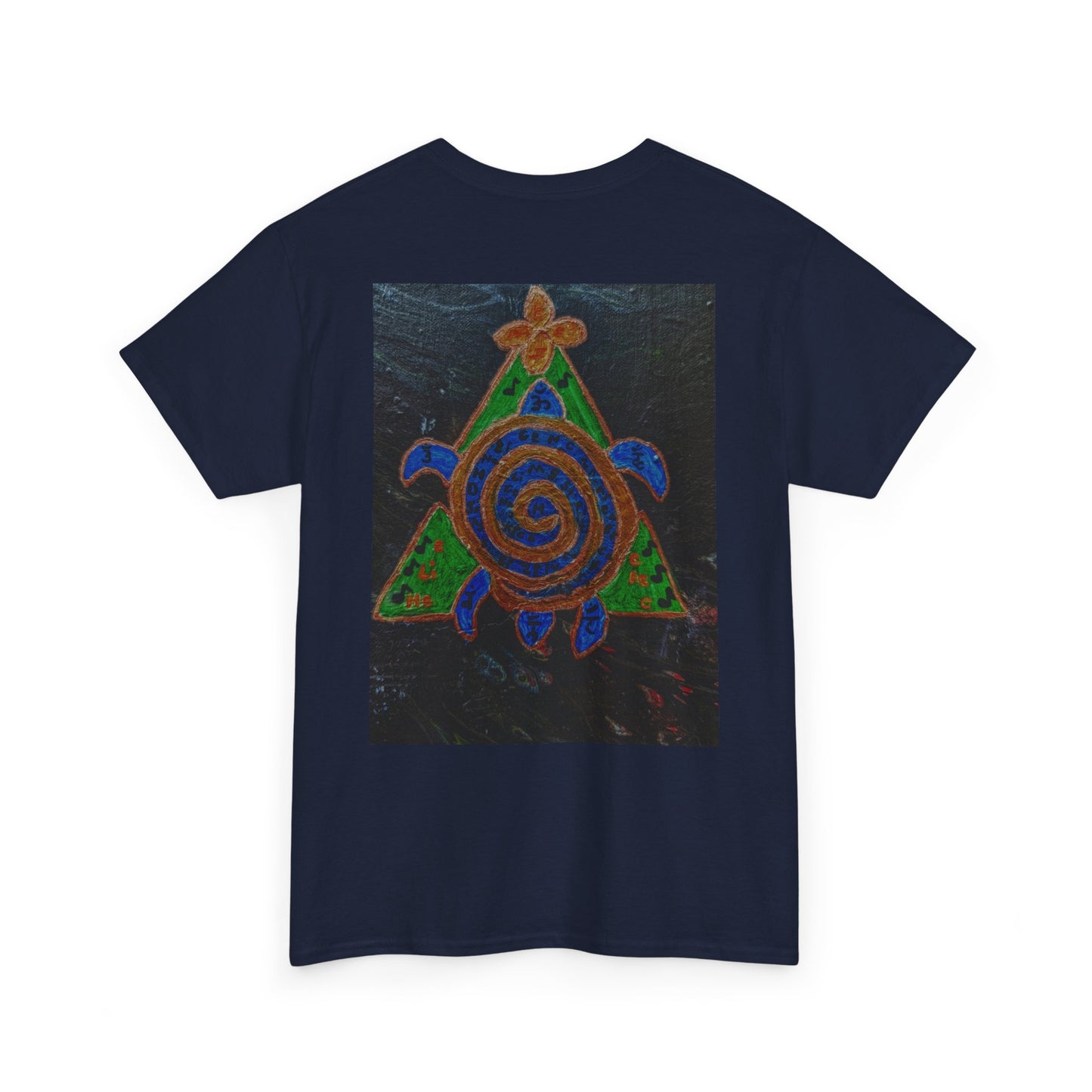 Spiral Turtle Graphic Tee, Nature Lovers T-Shirt, Eco-Friendly Apparel, Unique Art Shirt, Gift for Friends