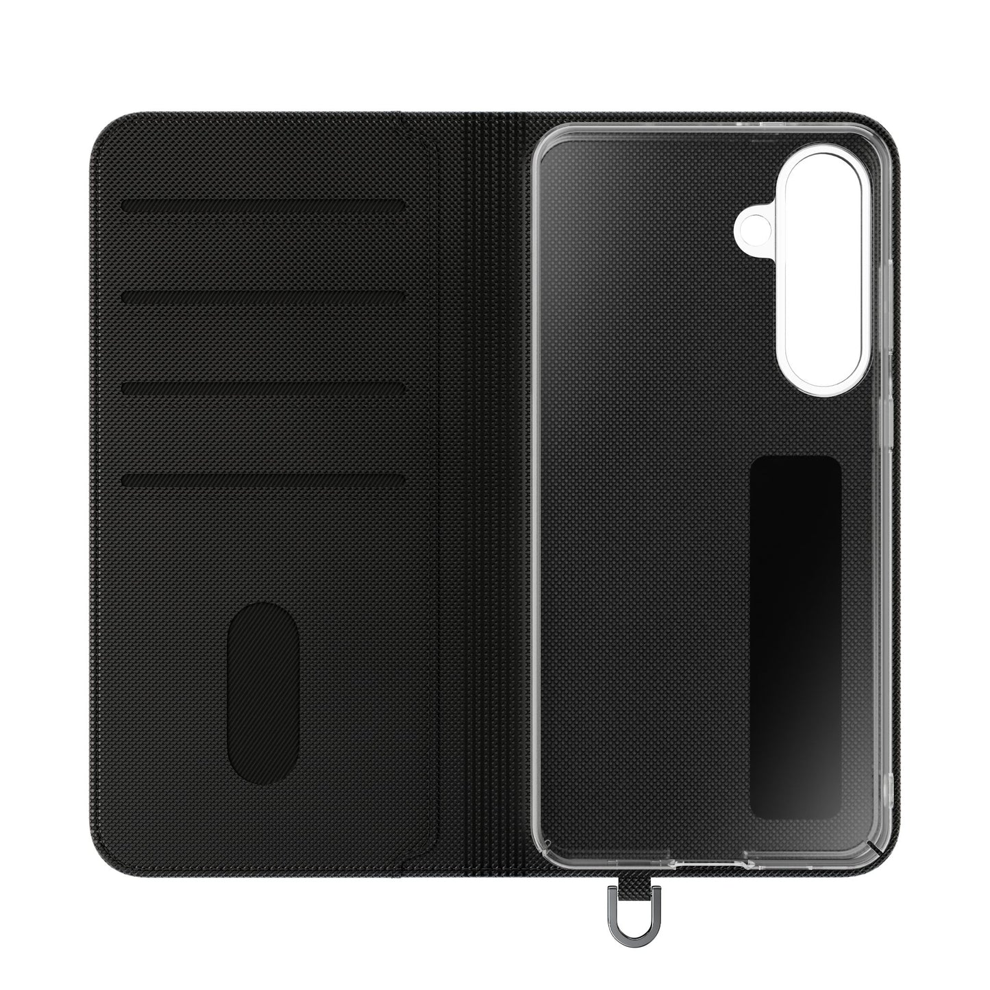 Artistic Flip Cases for Phone, Unique Blue Hourglass Design, Smartphone Wallet, Gift for Artists, Artsy Accessories