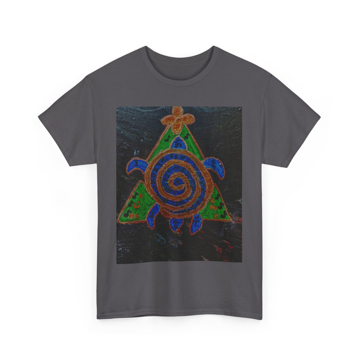 Spiral Turtle Graphic Tee, Nature Lovers T-Shirt, Eco-Friendly Apparel, Unique Art Shirt, Gift for Friends