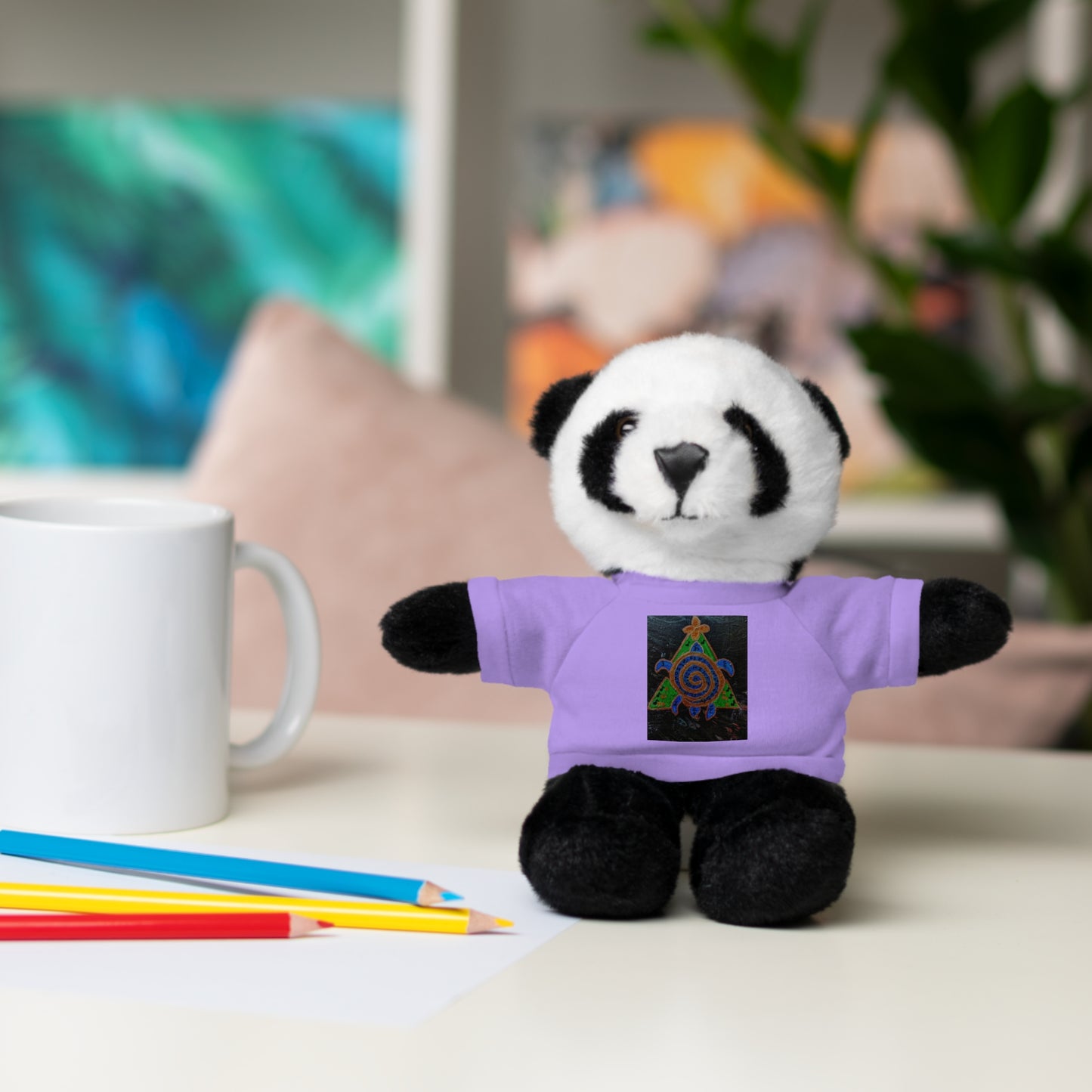 Stuffed Animal Tee Buddy, Plush Toy, Personalized Gifts, Kids' Decor, Birthday Presents, Unique Collectibles