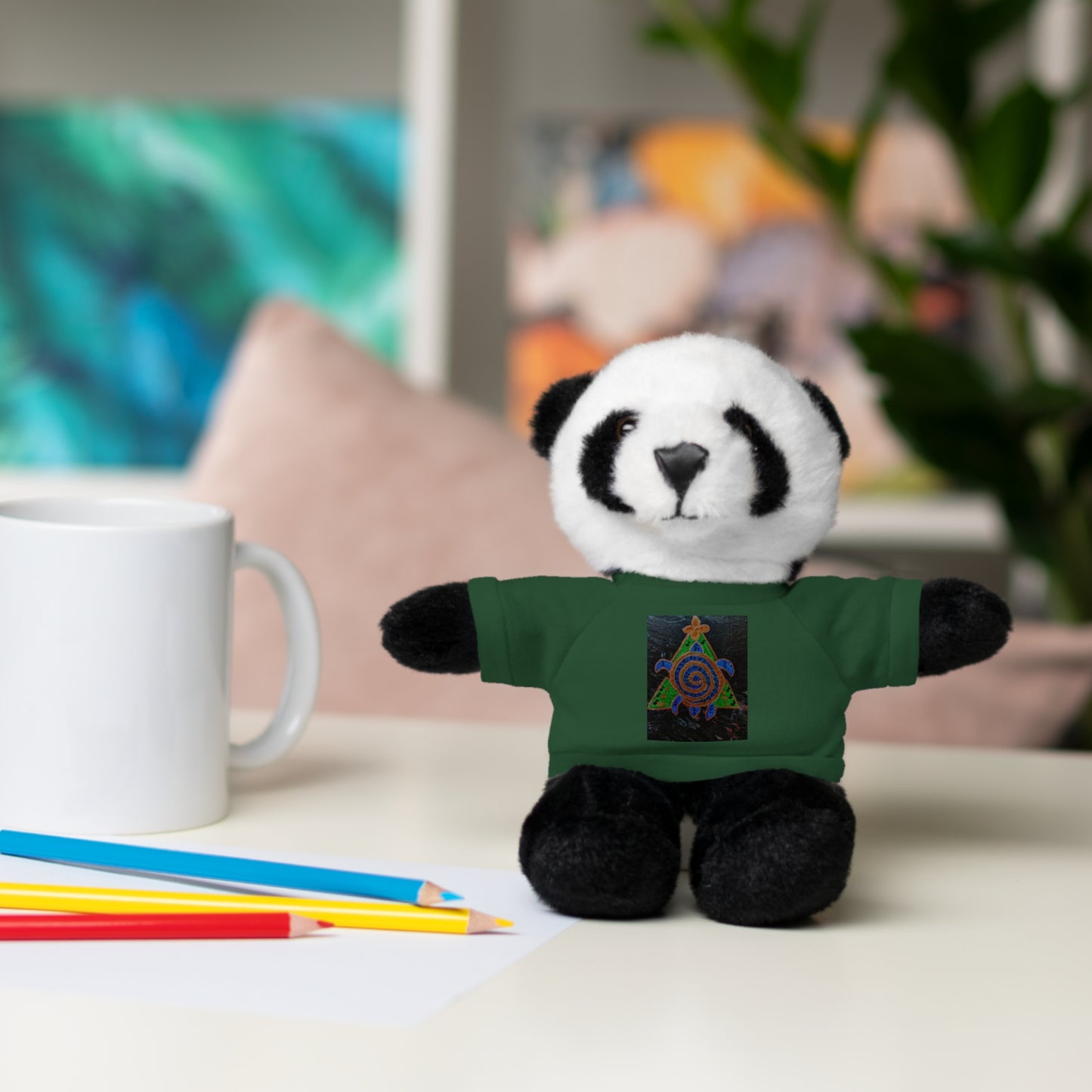 Stuffed Animal Tee Buddy, Plush Toy, Personalized Gifts, Kids' Decor, Birthday Presents, Unique Collectibles