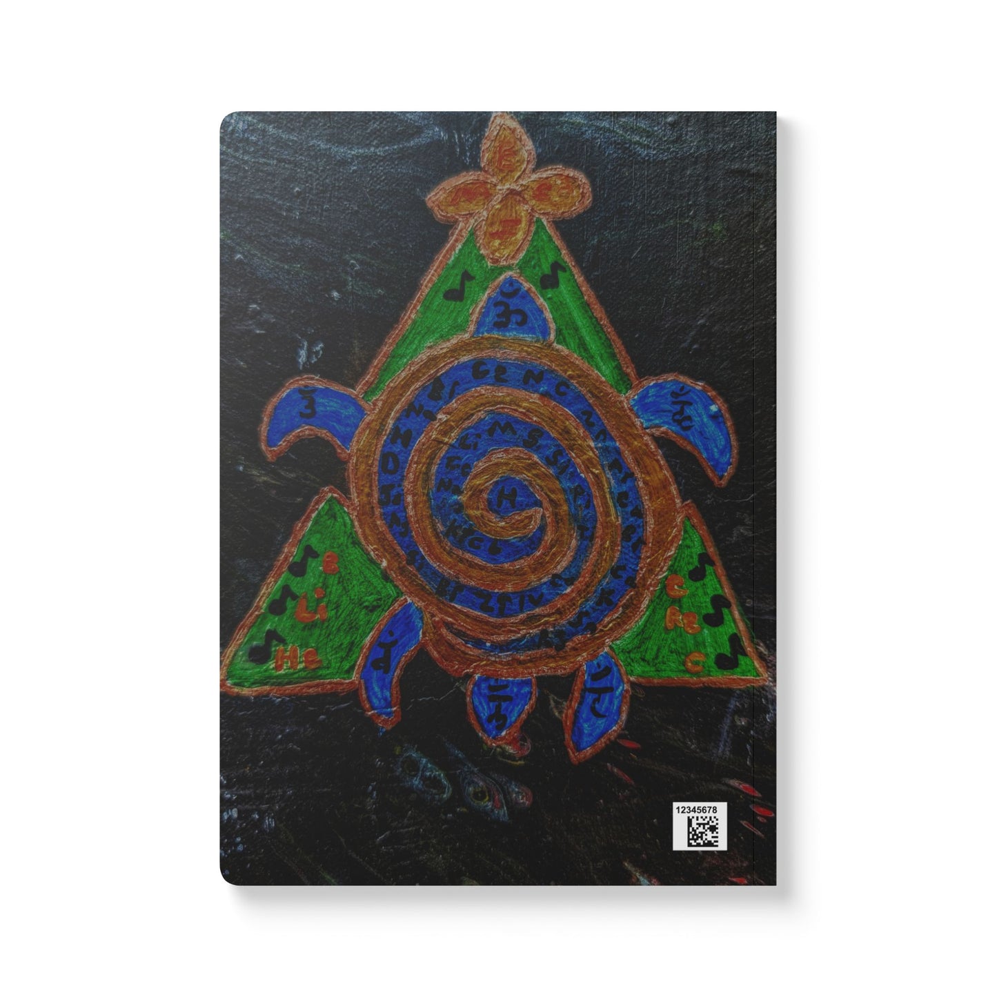Artistic Turtle Softcover Journal with Inside Prints, Nature-Inspired Notebook, Creative Writing Journal, Eco-Friendly Stationery, [...]