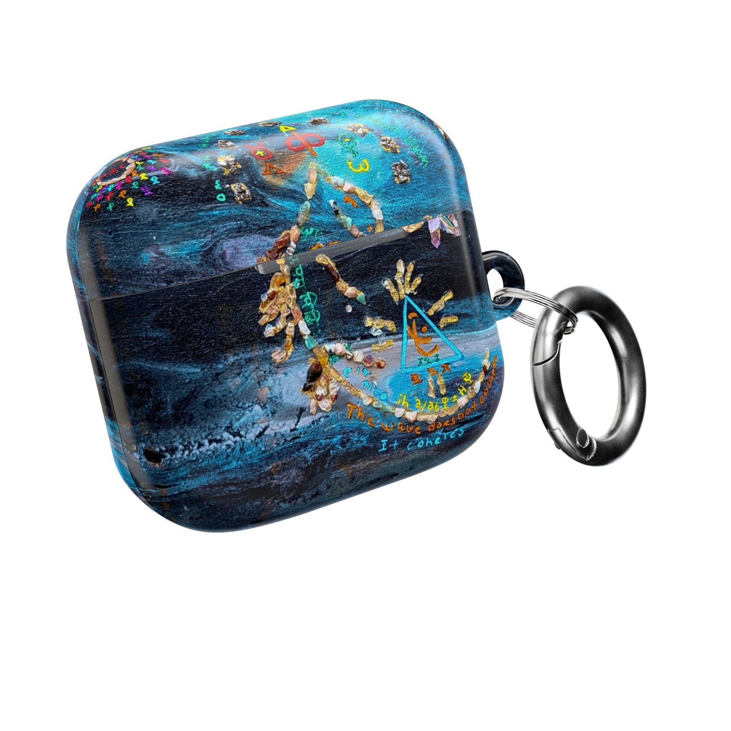 AirPod Case – Ocean Blue Nautical Shells Resin Design