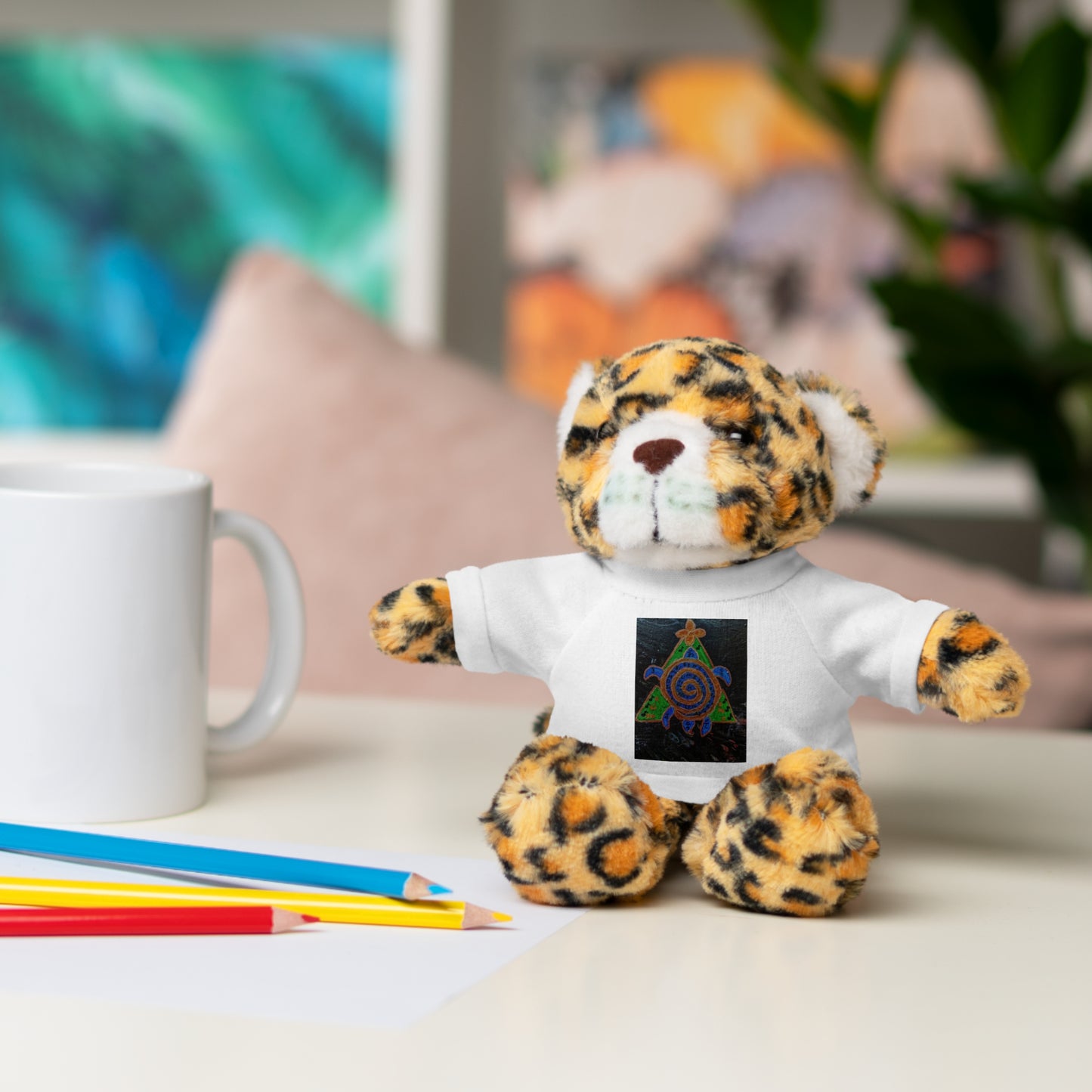 Stuffed Animal Tee Buddy, Plush Toy, Personalized Gifts, Kids' Decor, Birthday Presents, Unique Collectibles