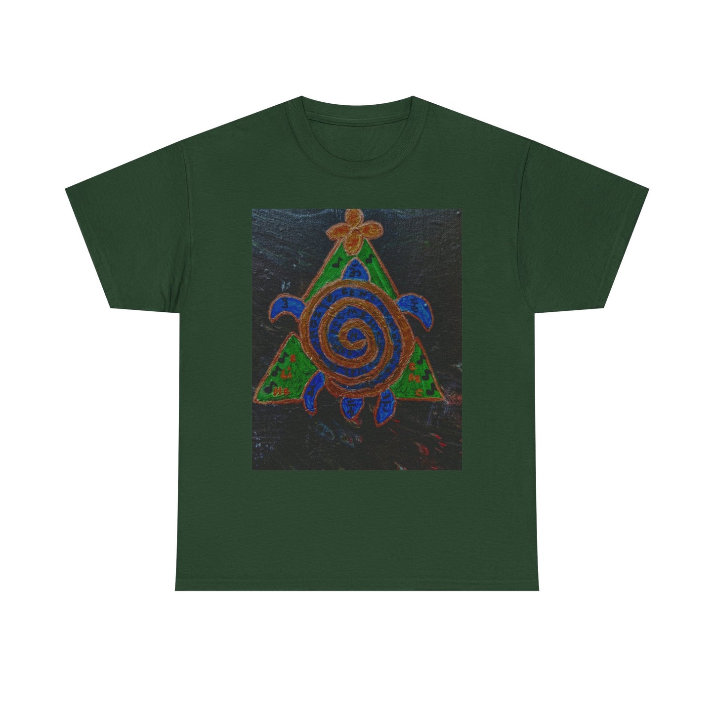 Spiral Turtle Graphic Tee, Nature Lovers T-Shirt, Eco-Friendly Apparel, Unique Art Shirt, Gift for Friends