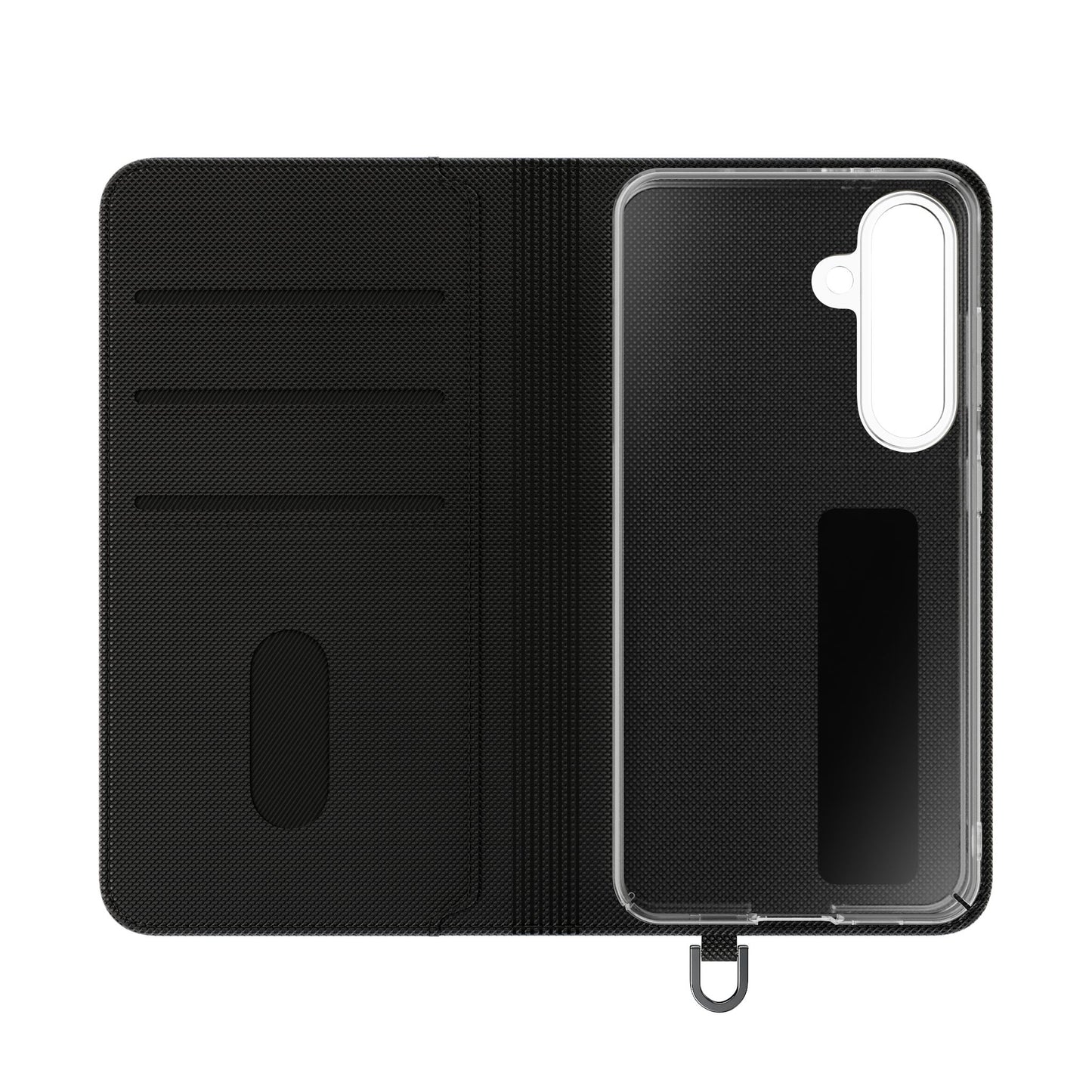 Artistic Flip Cases for Phone, Unique Blue Hourglass Design, Smartphone Wallet, Gift for Artists, Artsy Accessories