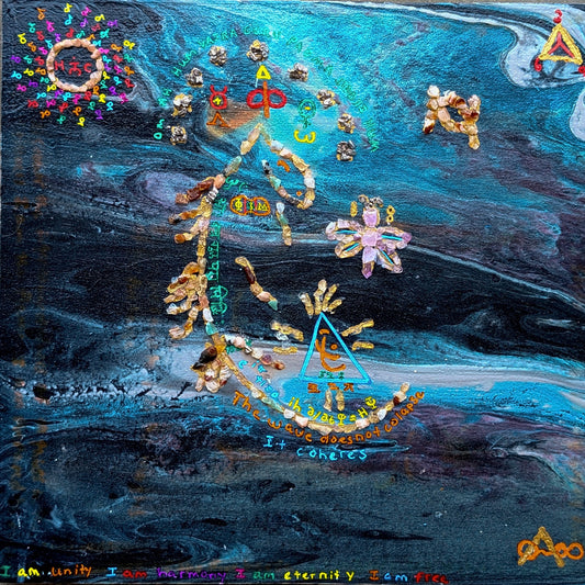 CLARITY (ORIGINAL) 12X12 WOODEN CANVAS